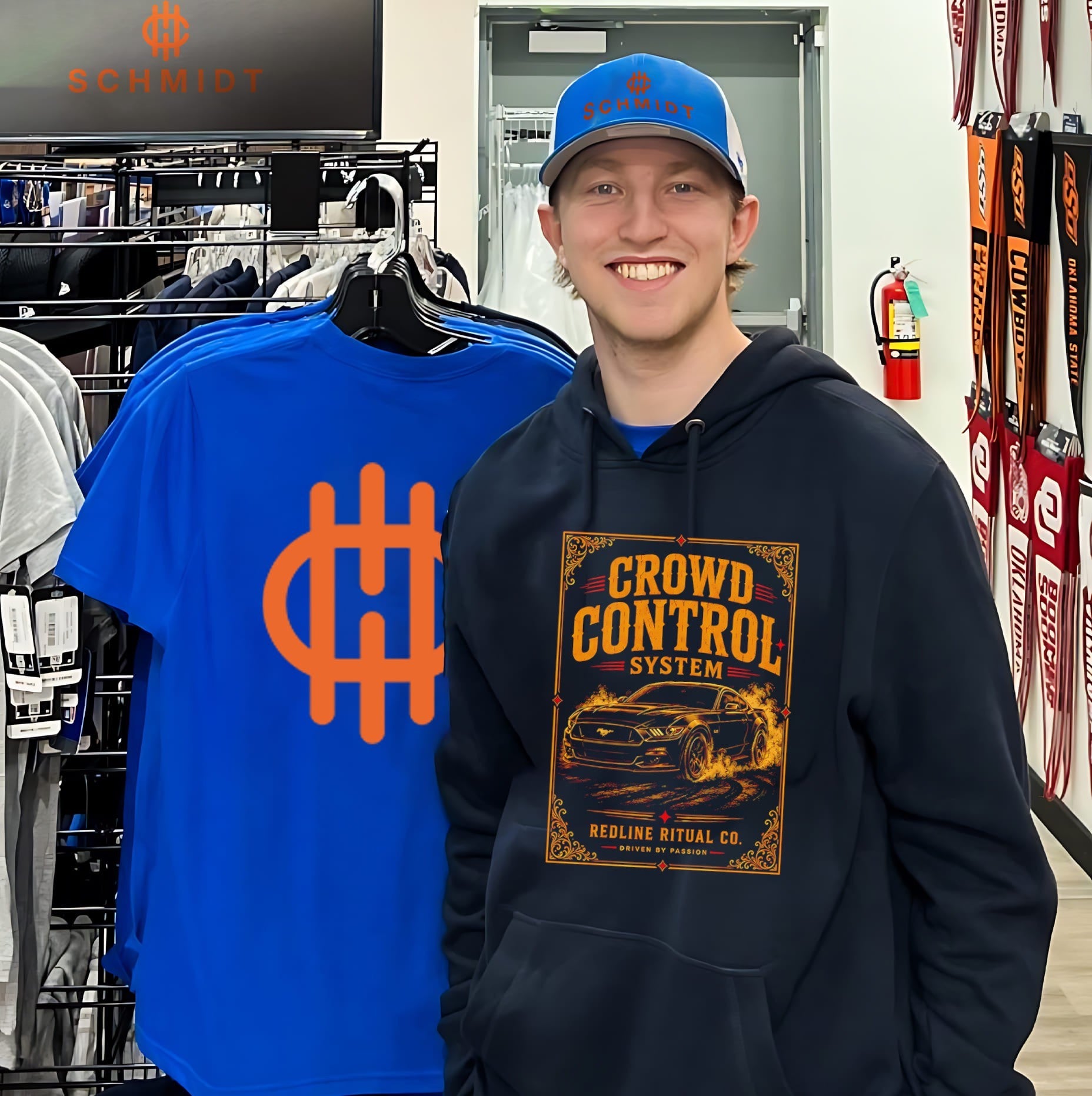 Ford Mustang Crowd Control System shirt