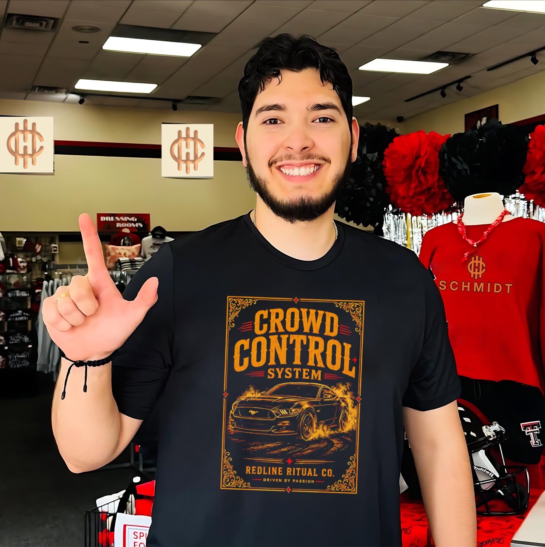 Ford Mustang Crowd Control System shirt