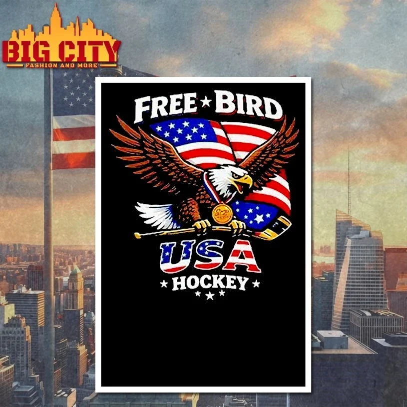 Free Bird USA Hockey Gold Medal Unisex