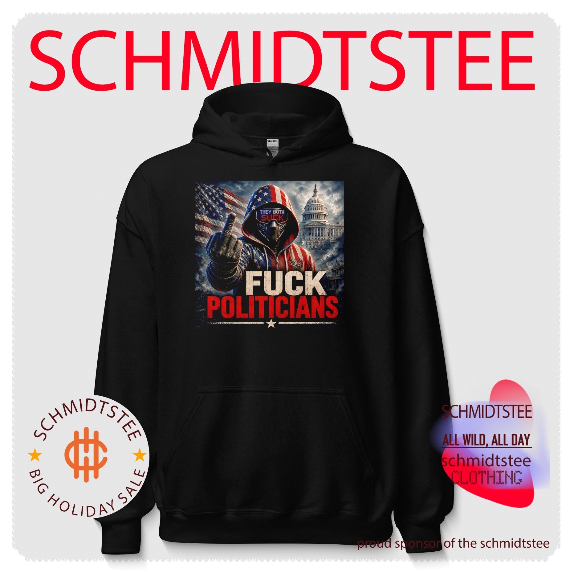 Fuck politicians they both suck anti government shirt