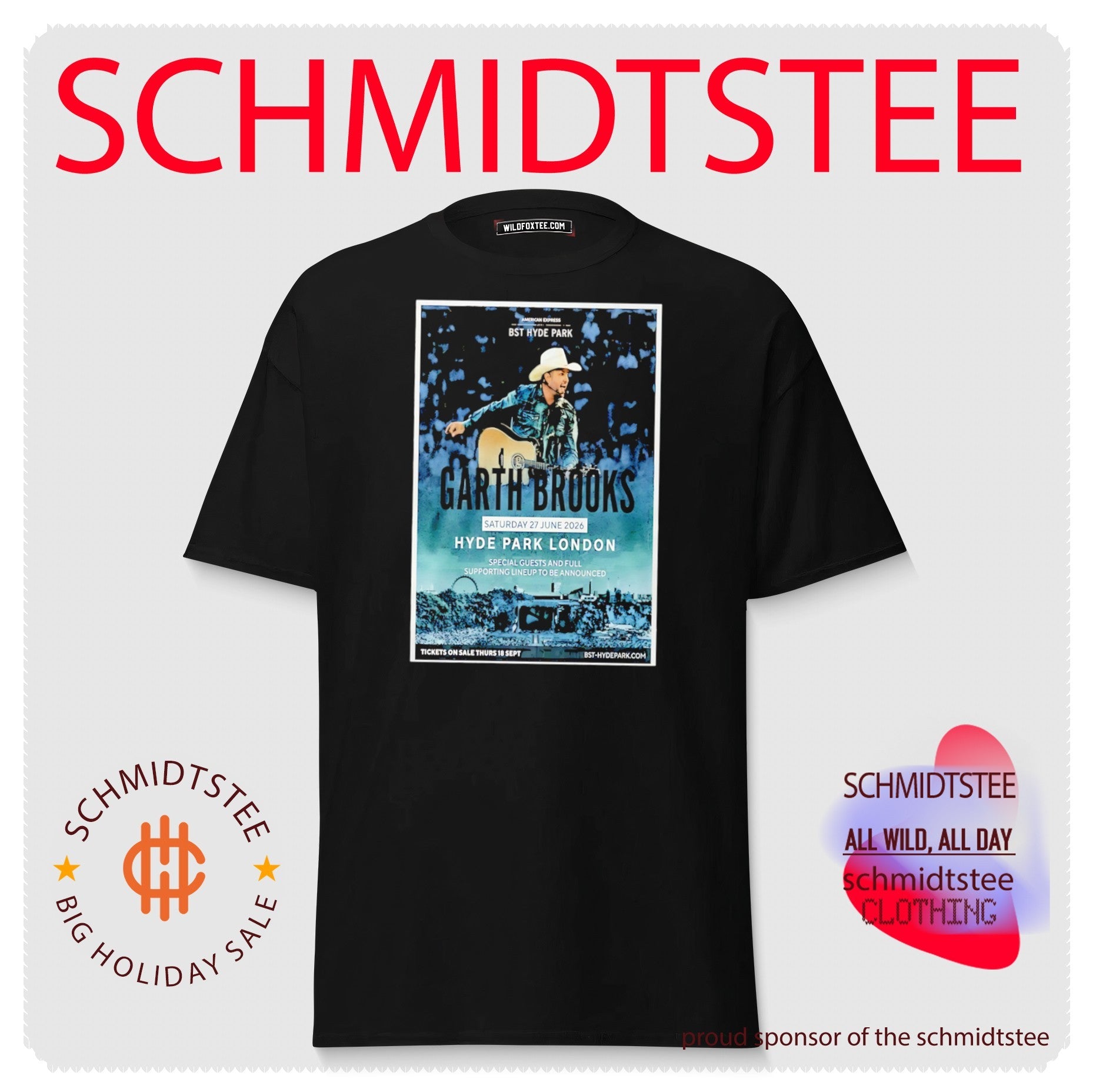 Garth Brooks June 27 2026 Hyde Park London Shirt
