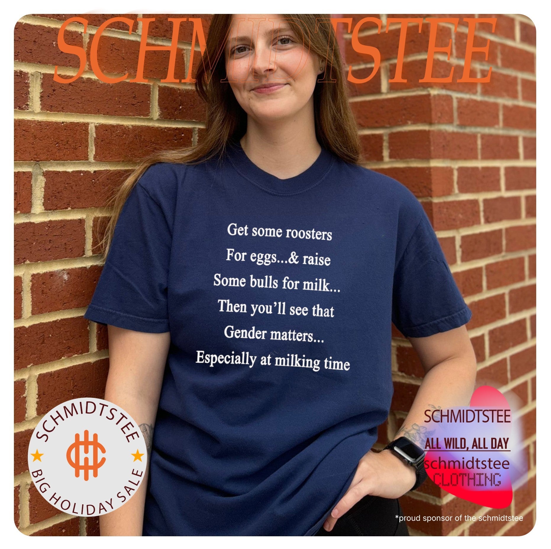 Get some roosters for eggs & raise some bulls for milk then you’ll see that gender matters especially at milking time shirt
