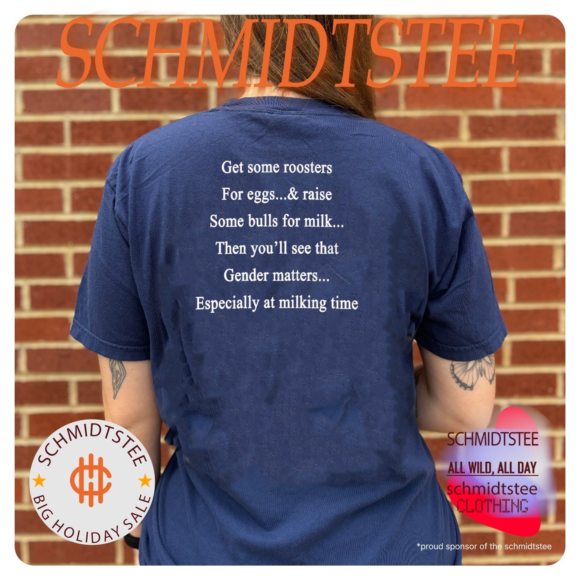 Get some roosters for eggs & raise some bulls for milk then you’ll see that gender matters especially at milking time shirt