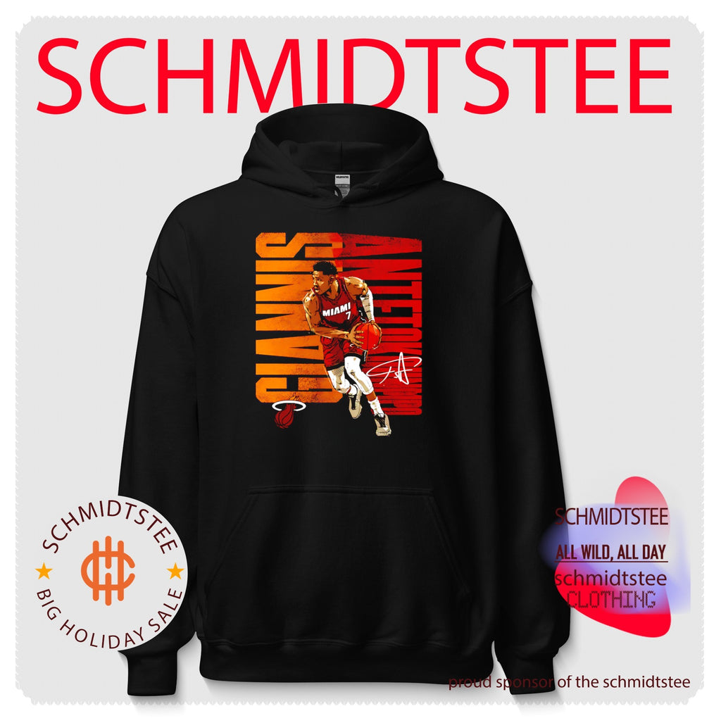 Giannis Antetokounmpo Miami Heat Bold signature shirt