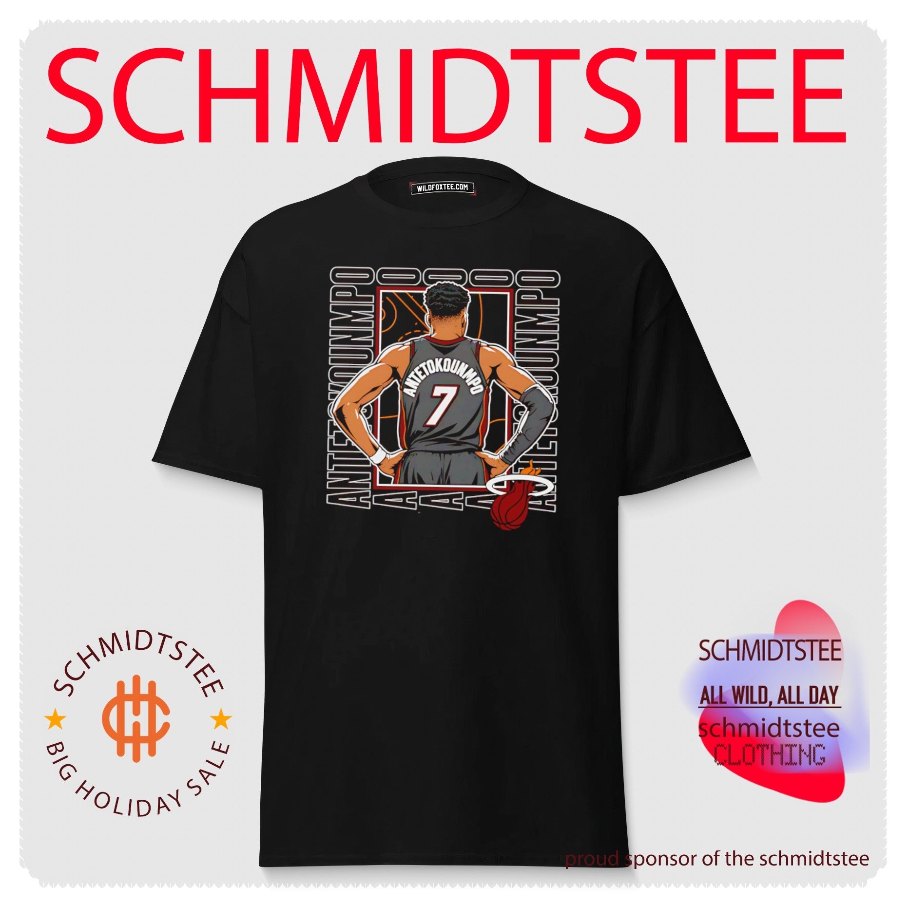 Giannis Antetokounmpo Miami Heat Repeat shirt