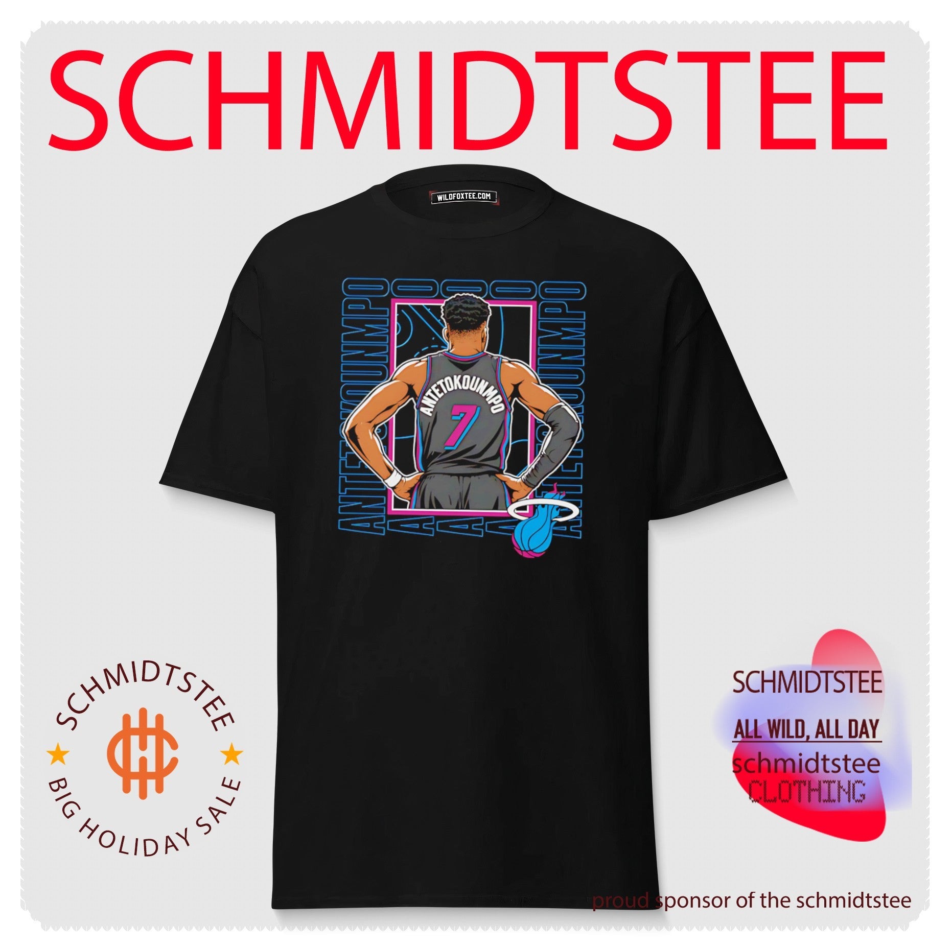 Giannis Antetokounmpo Miami Heat Vice Repeat shirt