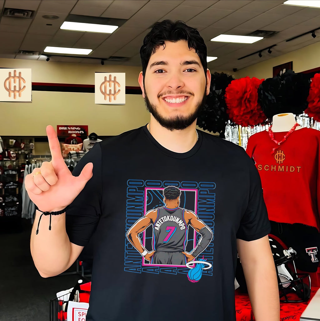Giannis Antetokounmpo Miami Heat Vice Repeat shirt