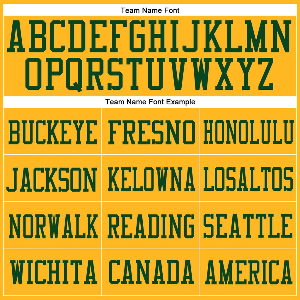 Custom Gold Gold-Green Mesh Authentic Football Jersey