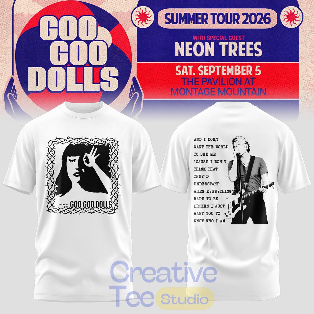 Goo Goo Dolls Summer 2026 North American Tour Limited T-Shirt