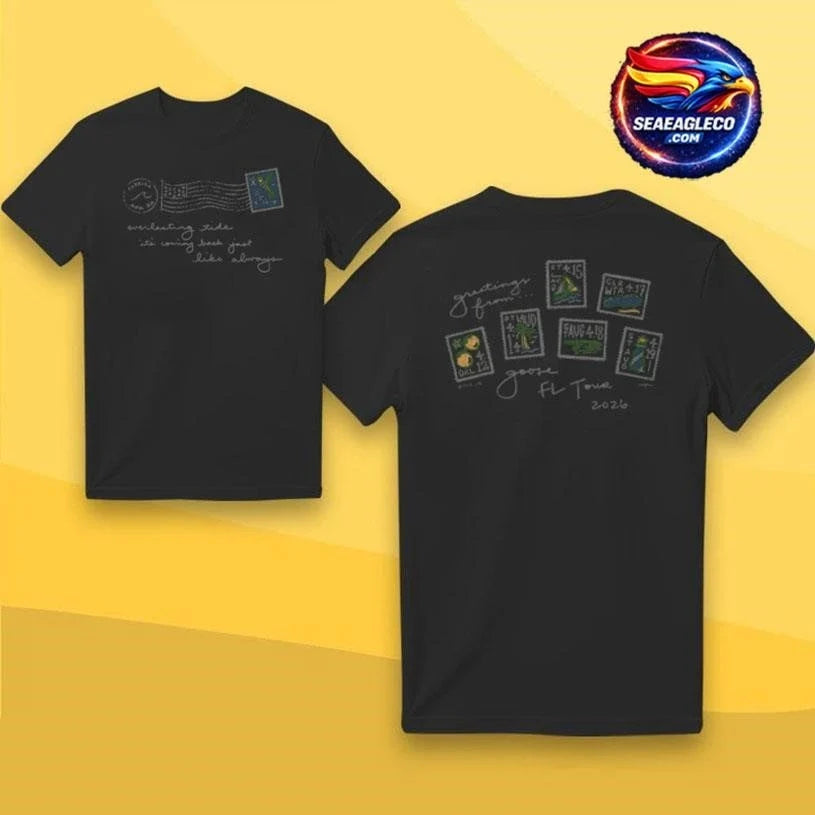 Goose Florida Tour 2026 Benefit Two Sided Shirt Unisex