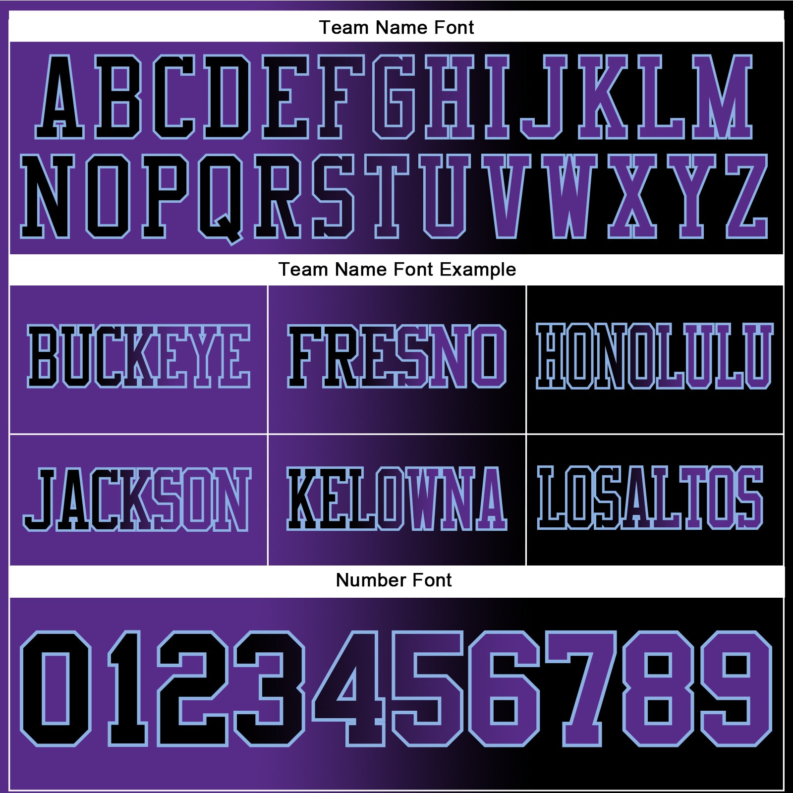Custom Black Purple-Light Blue Authentic Gradient Fashion Football Jersey