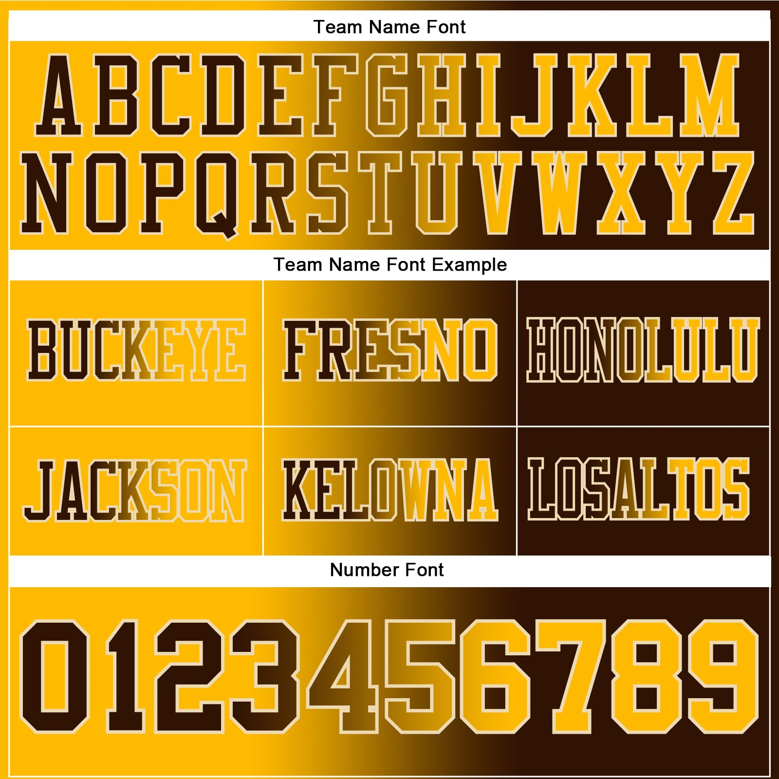 Custom Brown Gold-Cream Authentic Gradient Fashion Football Jersey