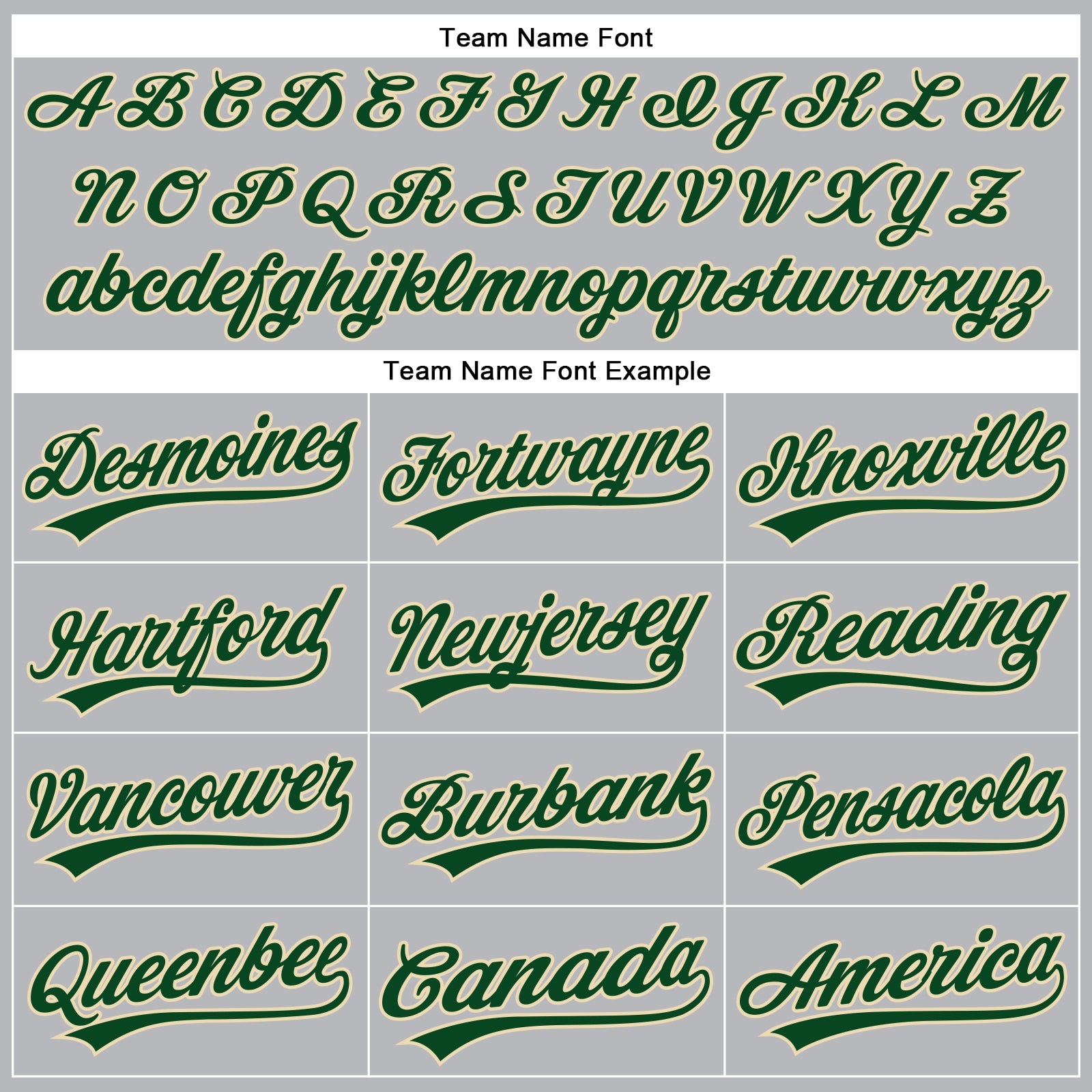 Custom Gray Green Pinstripe City Cream Authentic Baseball Jersey
