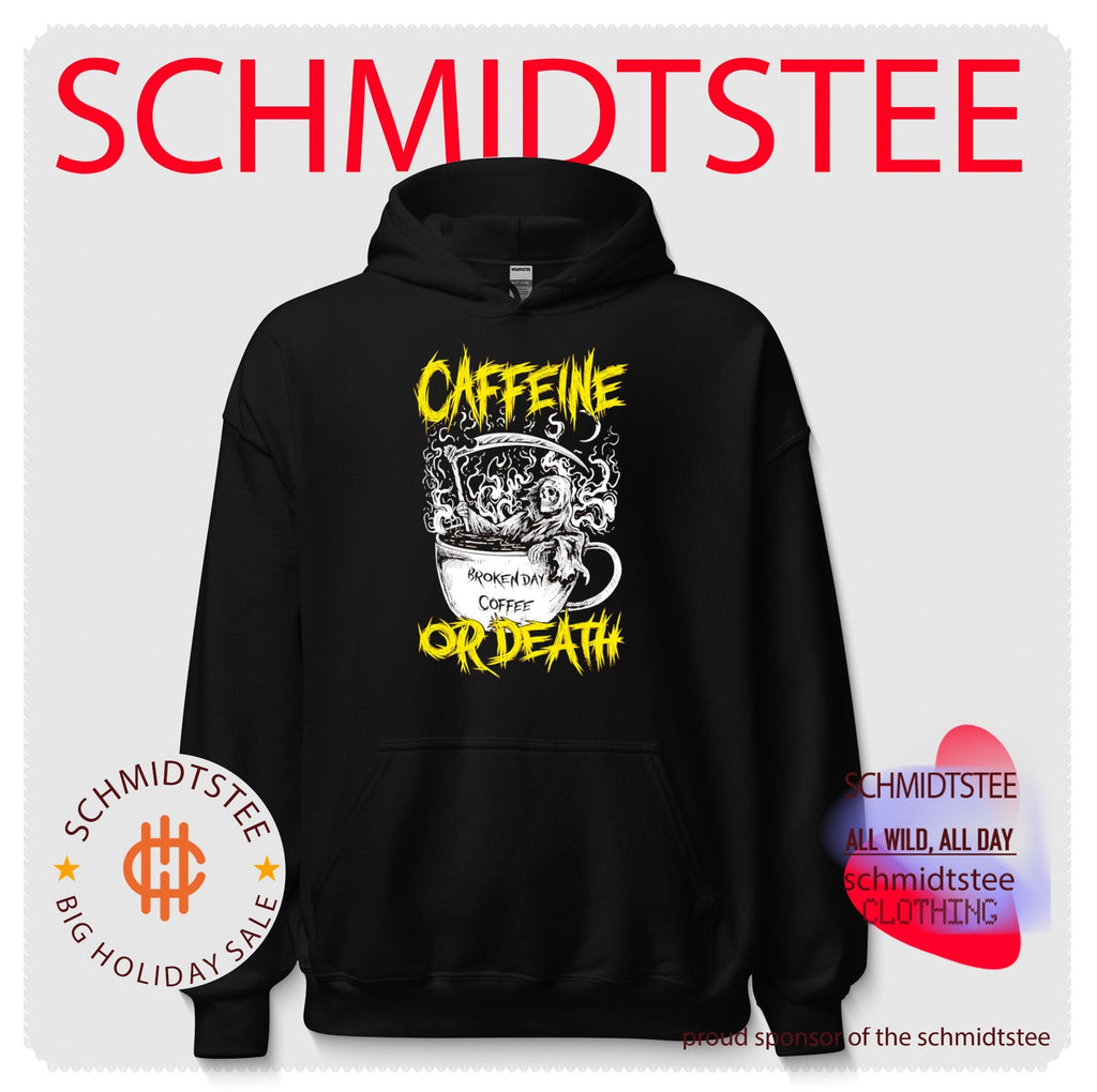 Grim Reaper Caffeine or Death Broken Day Coffee shirt