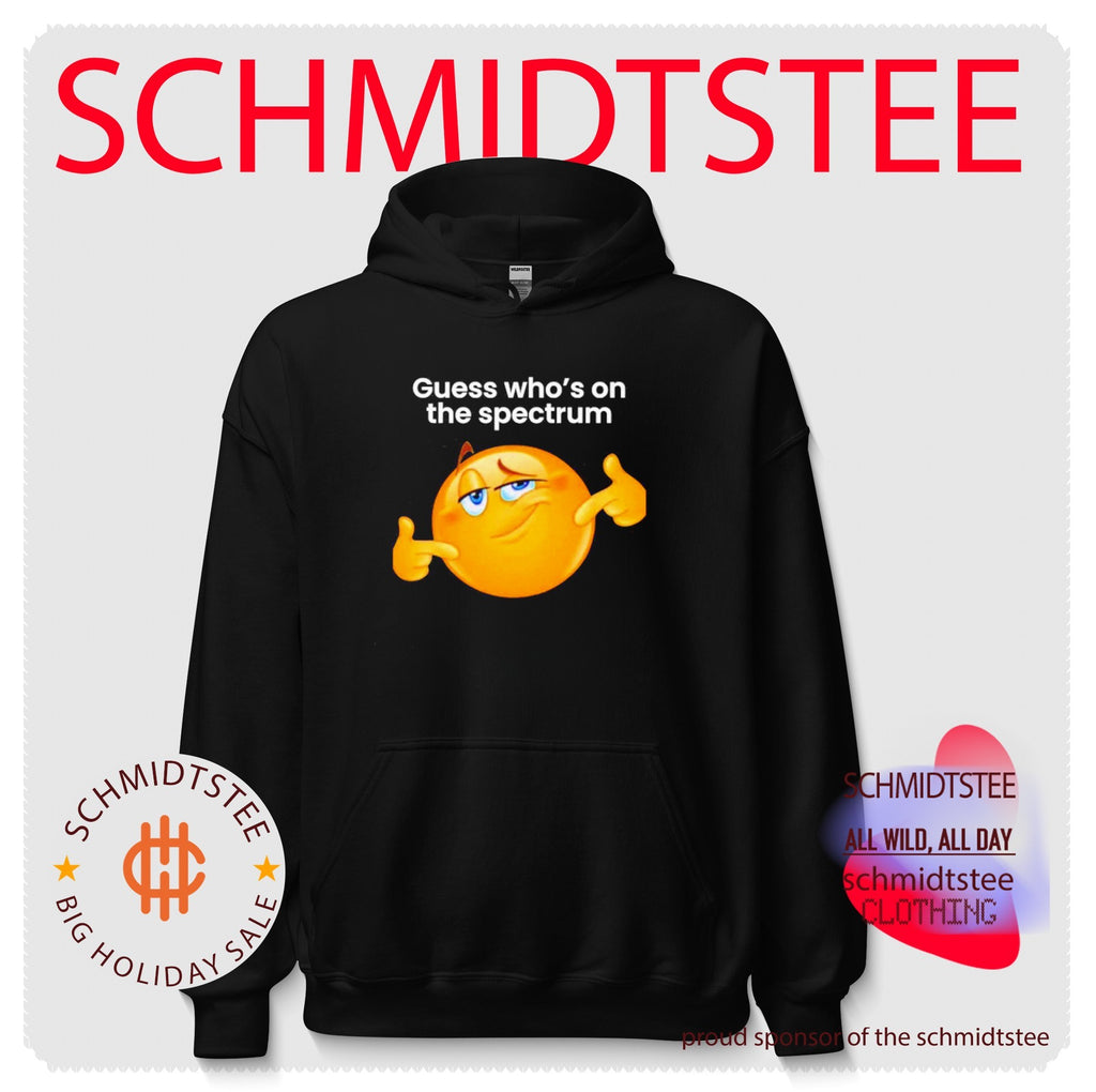 Guess Who’s on the Spectrum Emoji neurodivergent shirt