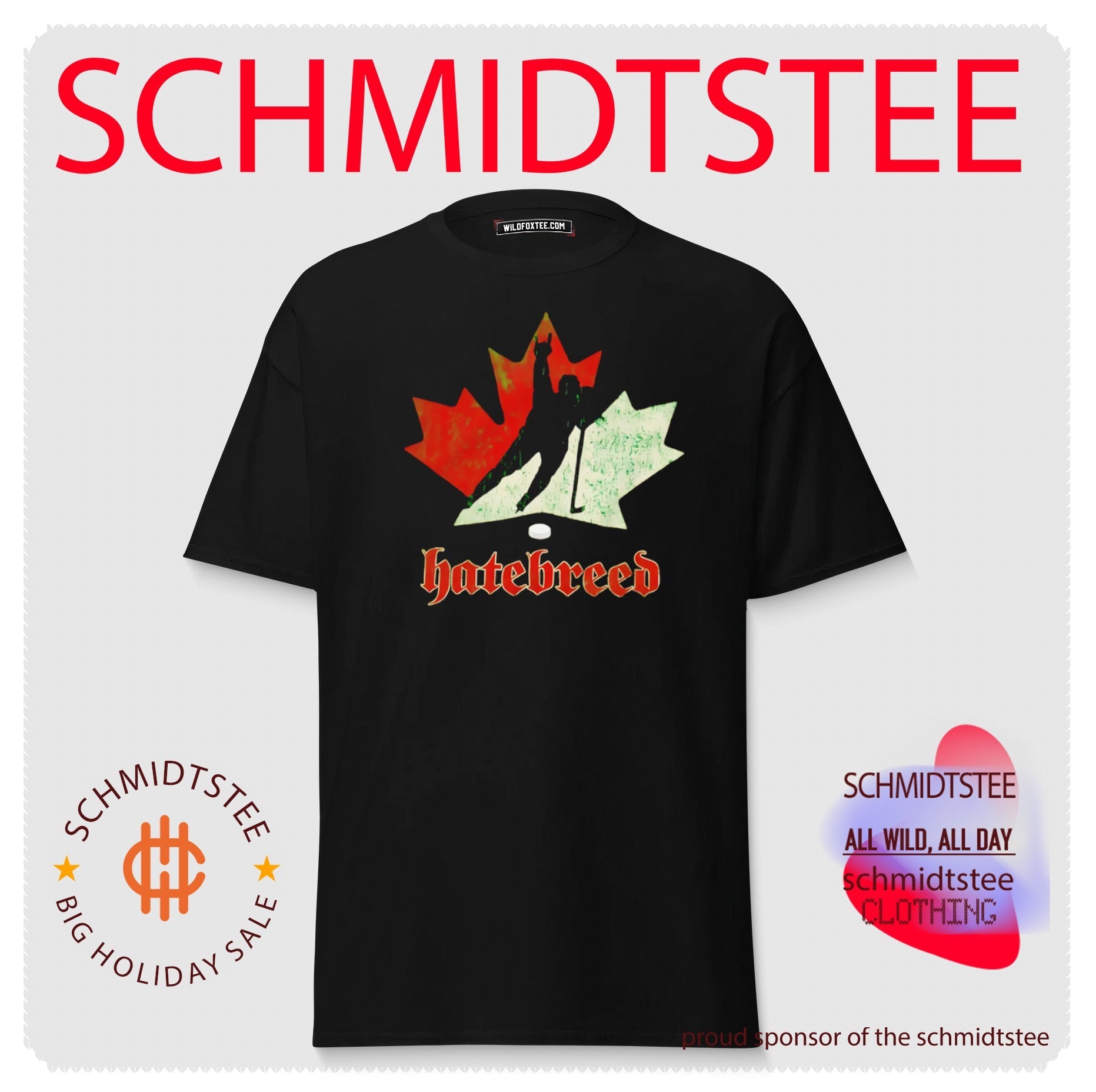 Hatebreed Canadian Maple Leaf Hockey Player Vintage shirt