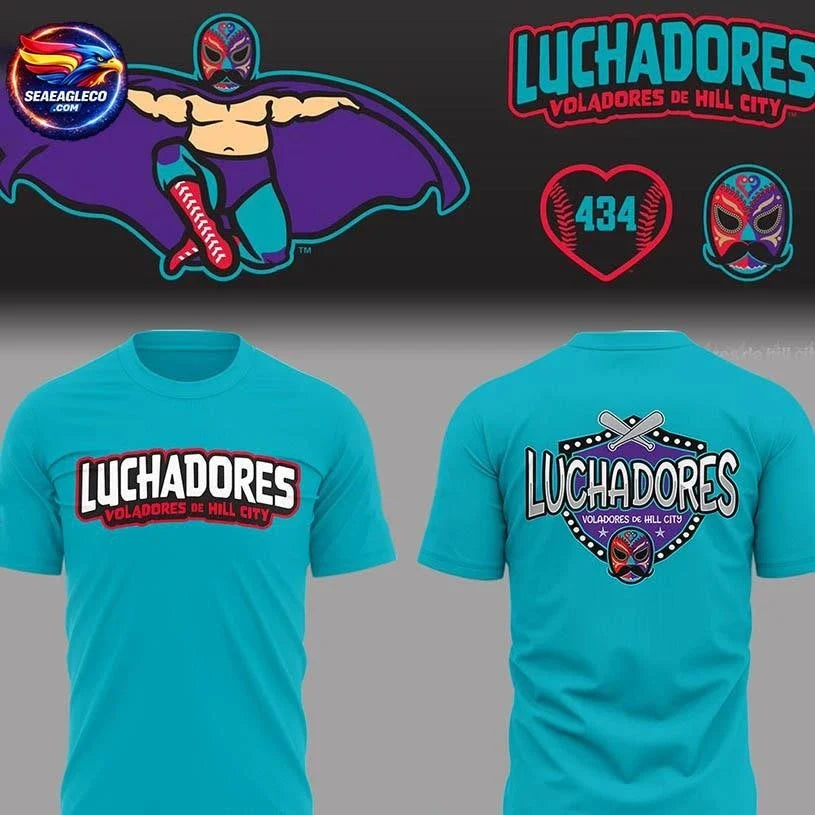 Hill City Howlers Luchadores Voladores De Hill City 2026 Two Sided Shirt Unisex