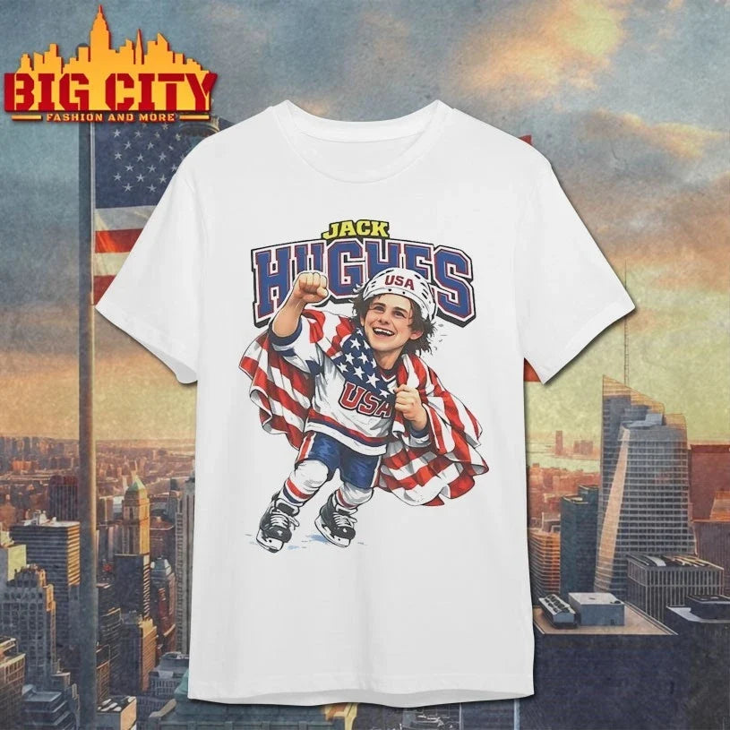 Hockey Jack Hughes Caricature chibi Unisex