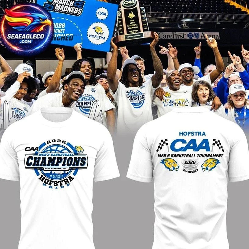 Hofstra Pride 2026 Men’s Basketball Champions Two Sided Shirt Unisex