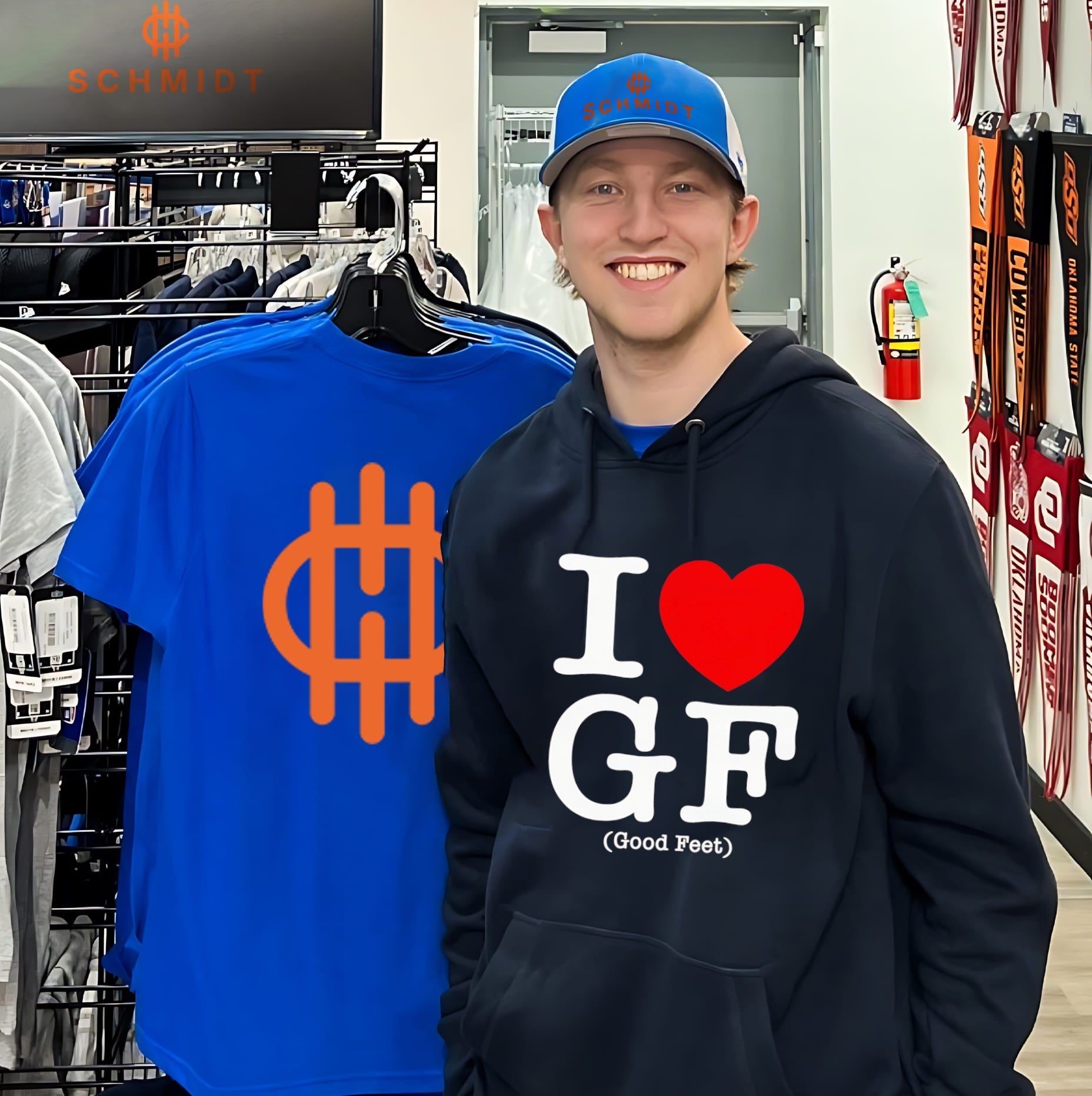 I Heart GF Good Feet Foot Health shirt