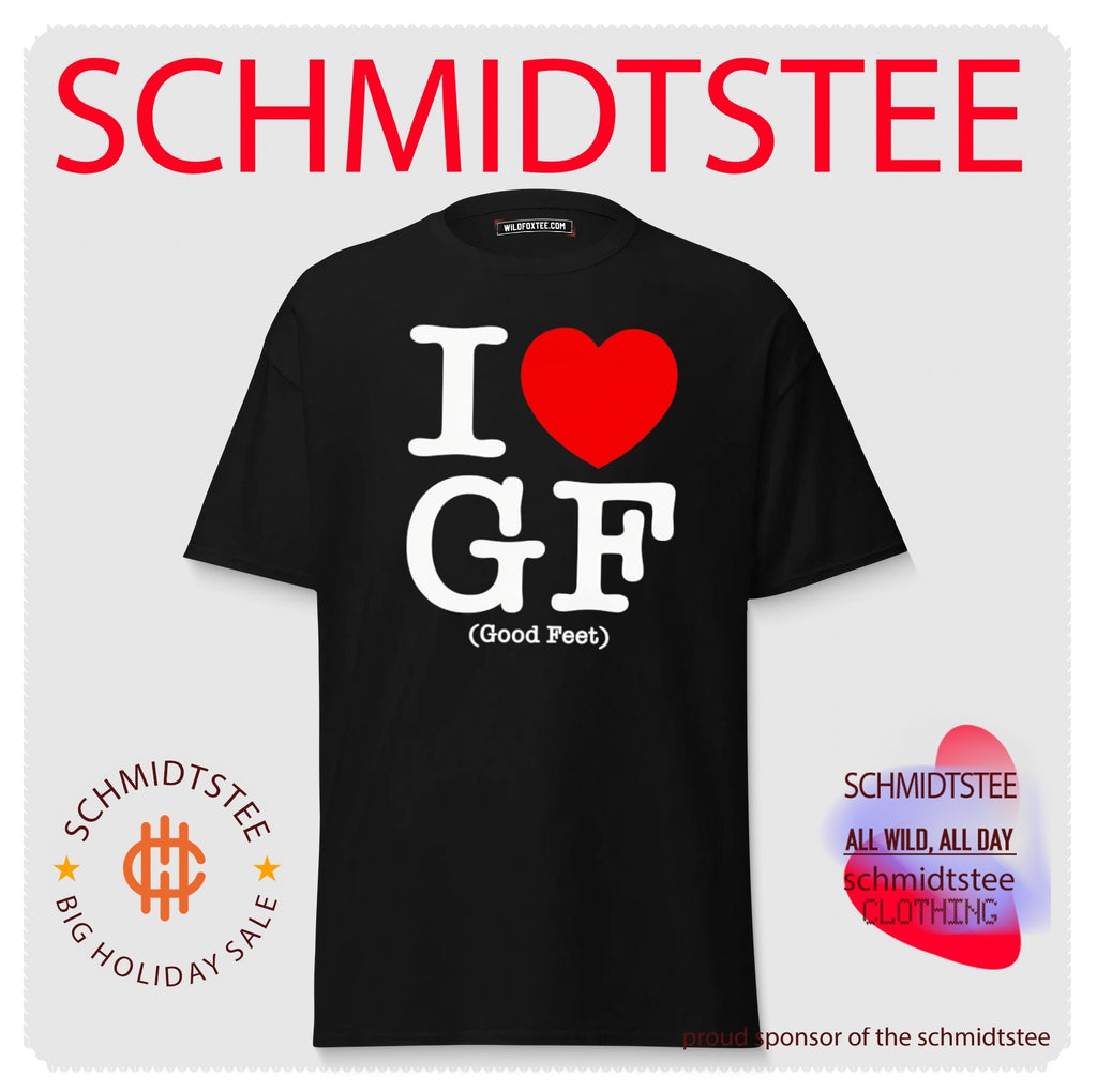 I Heart GF Good Feet Foot Health shirt