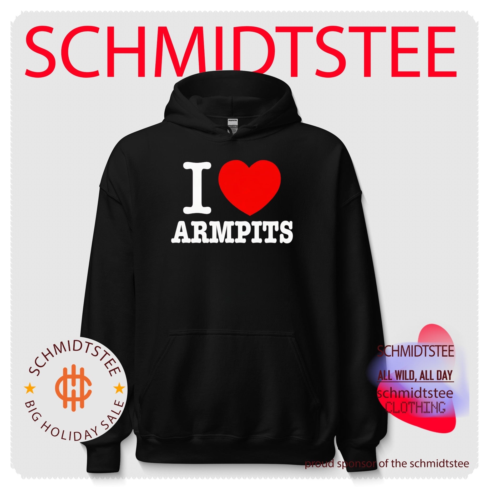 I Love Armpits armpit lover funny slogan shirt