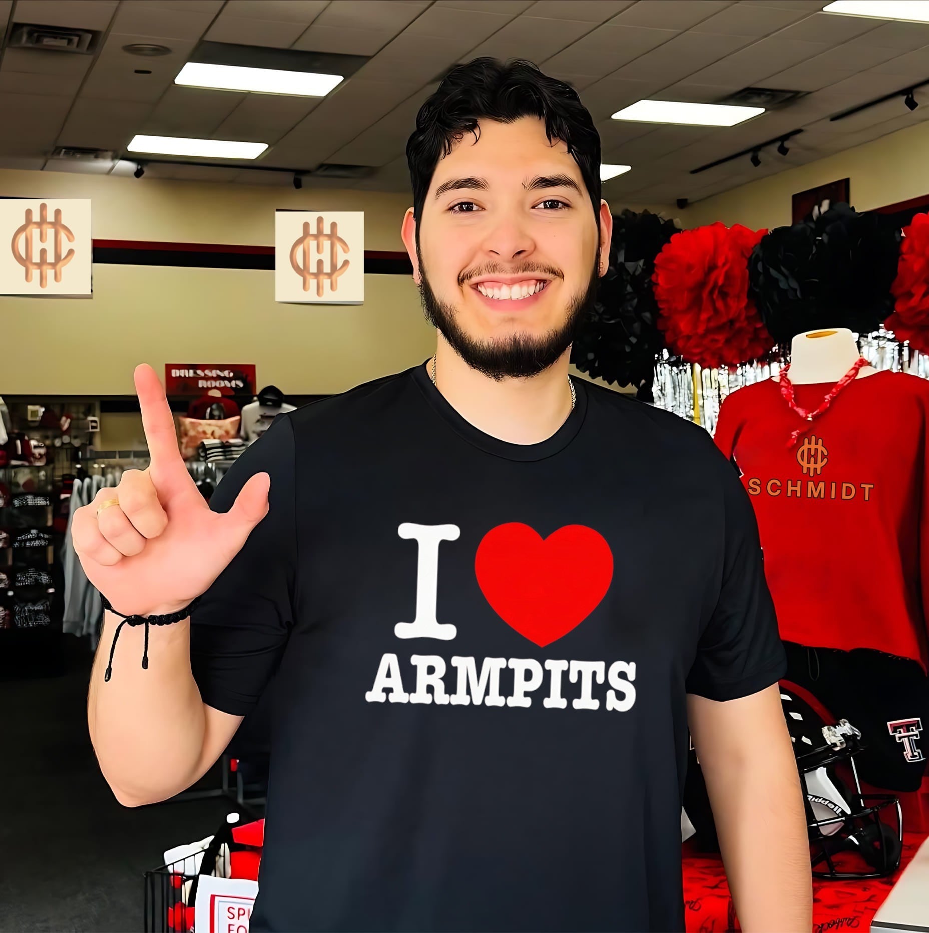 I Love Armpits armpit lover funny slogan shirt