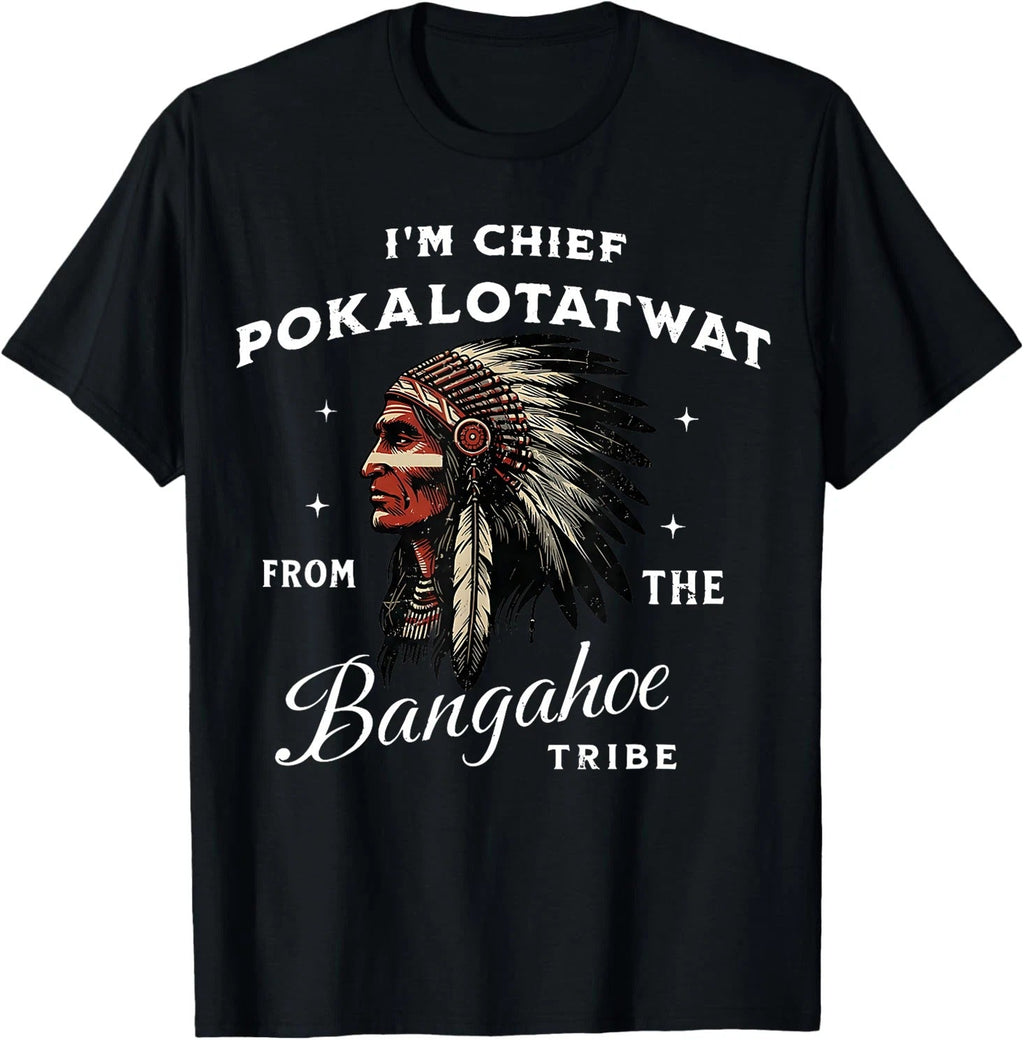 I'm Chief Pokalotatwat from The Tribe Indigenous Native Unisex
