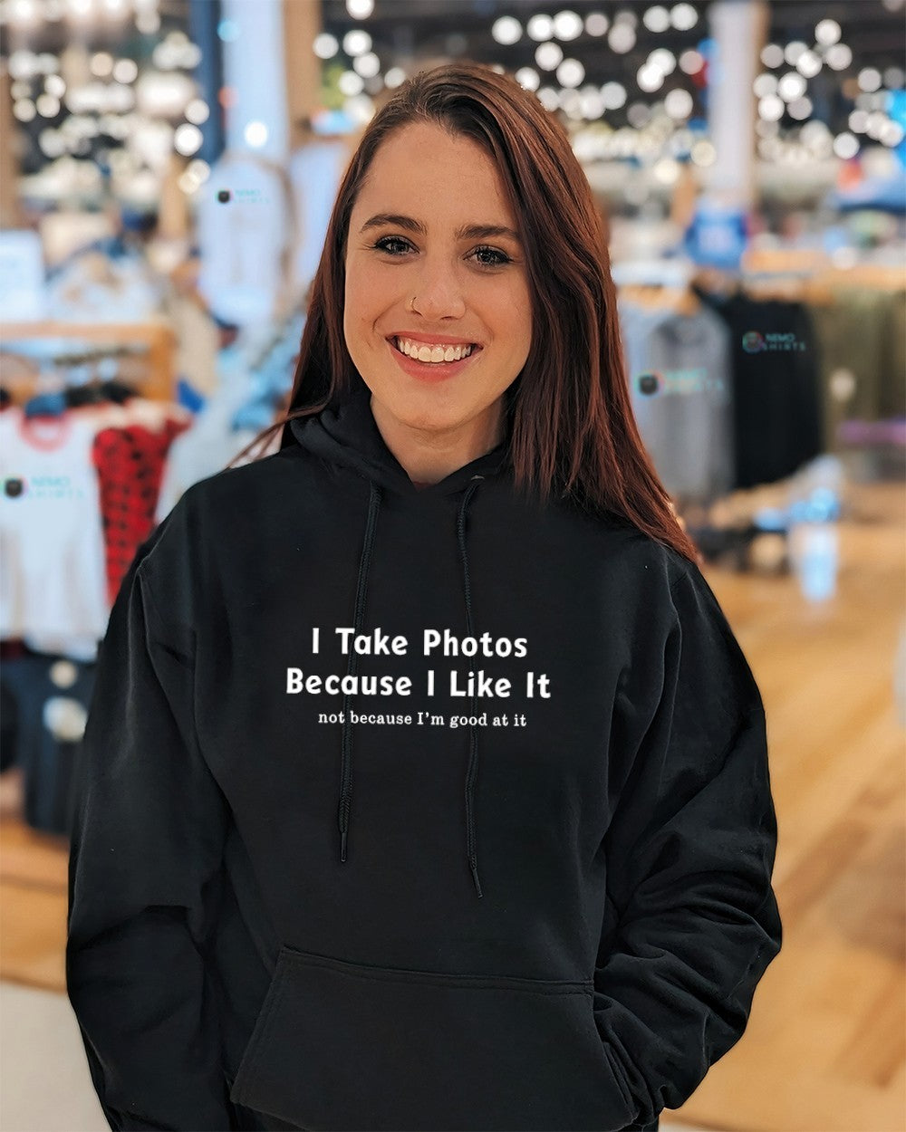 I take photos because I like it not because I’m good at it quote shirt