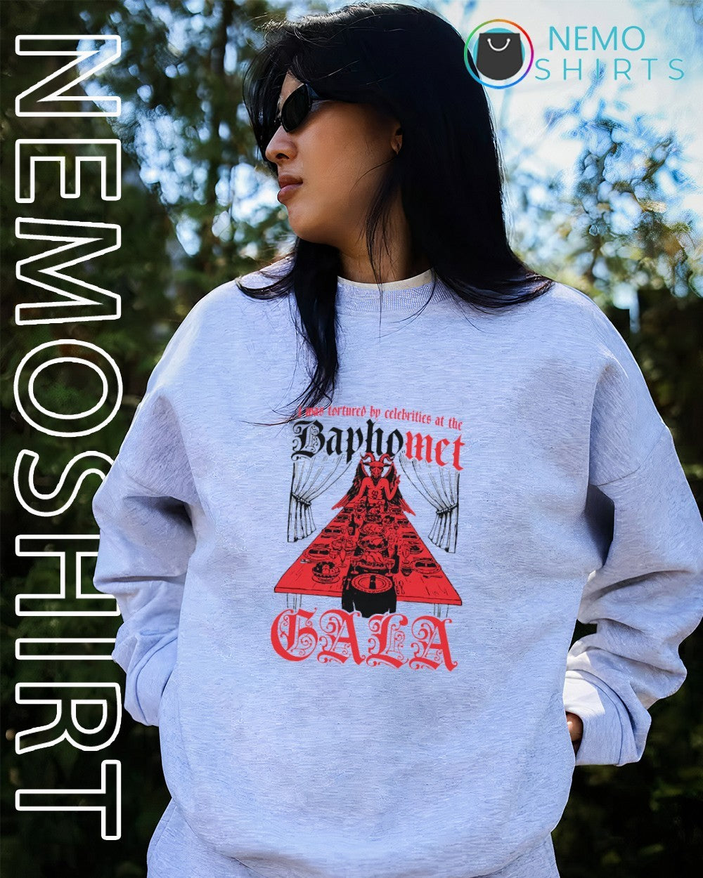 I was tortured by celebrities at the baphomet gala shirt
