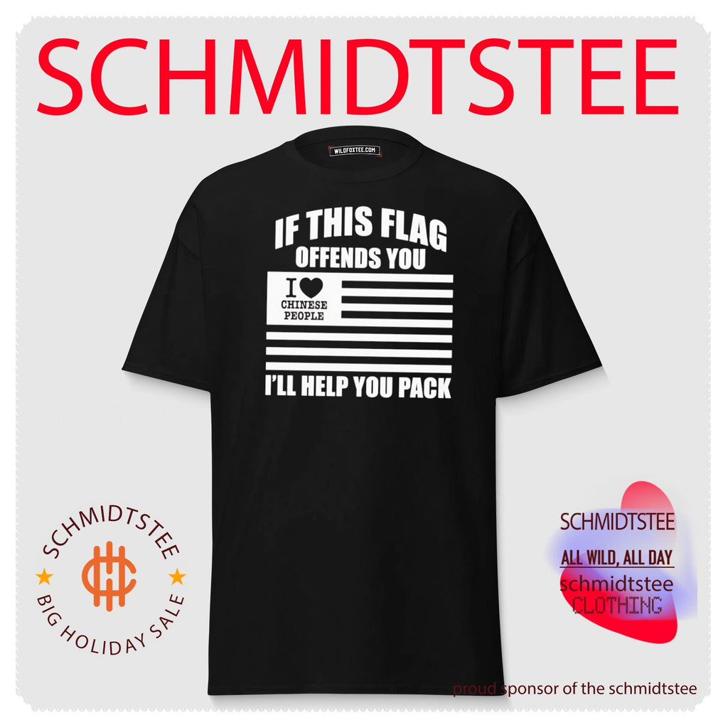 If This Flag Offends You I Love Chinese People I’ll Help You Pack shirt