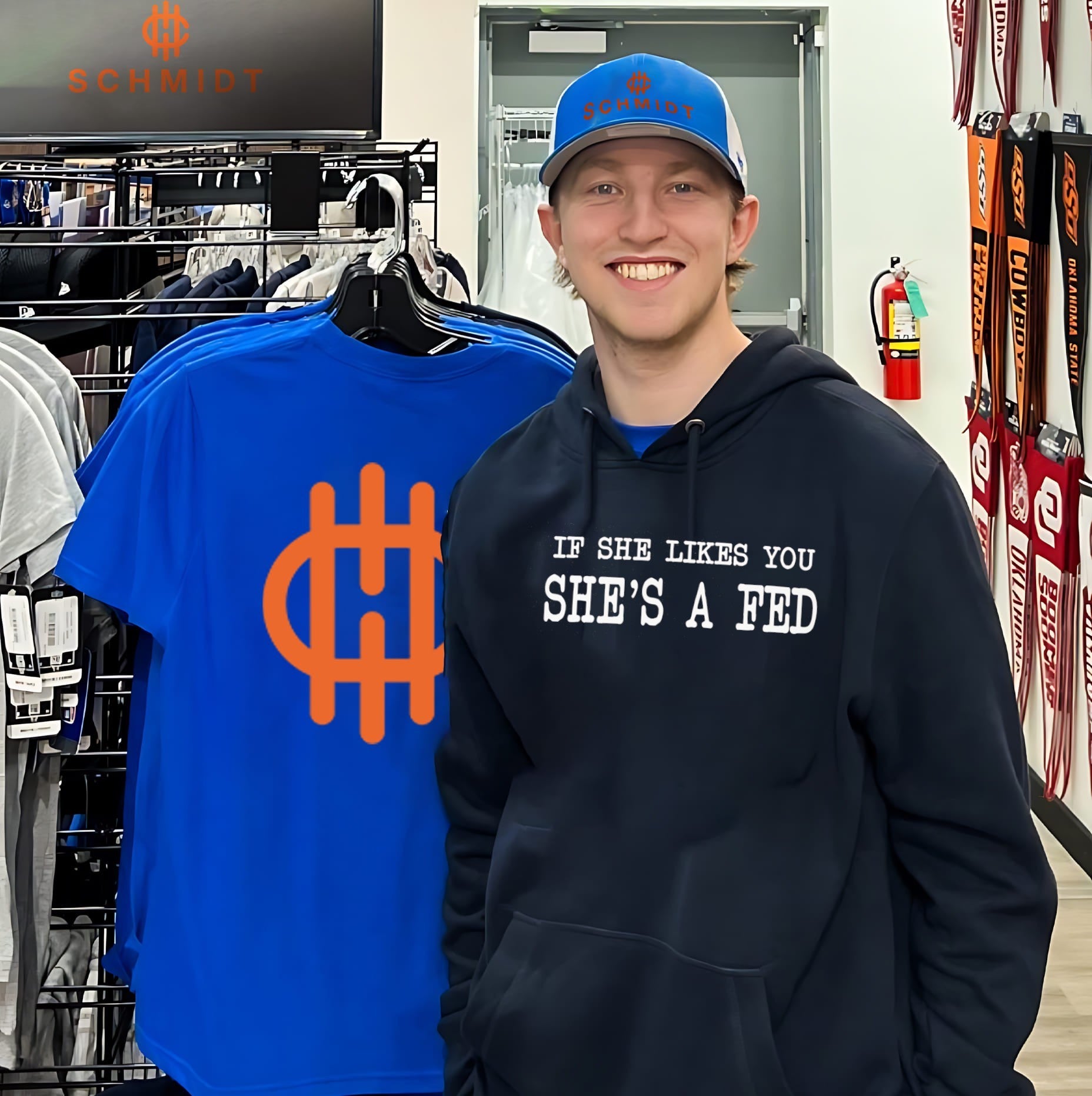 If she likes you she’s a fed shirt