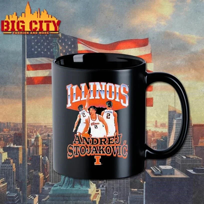 Illinois Basketball Andrej Stojakovic graphic Shirt Unisex
