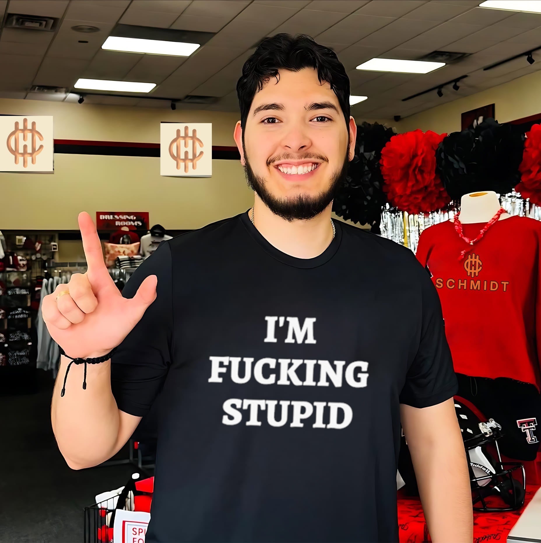 I’m Fucking Stupid Slogan sarcastic humor shirt