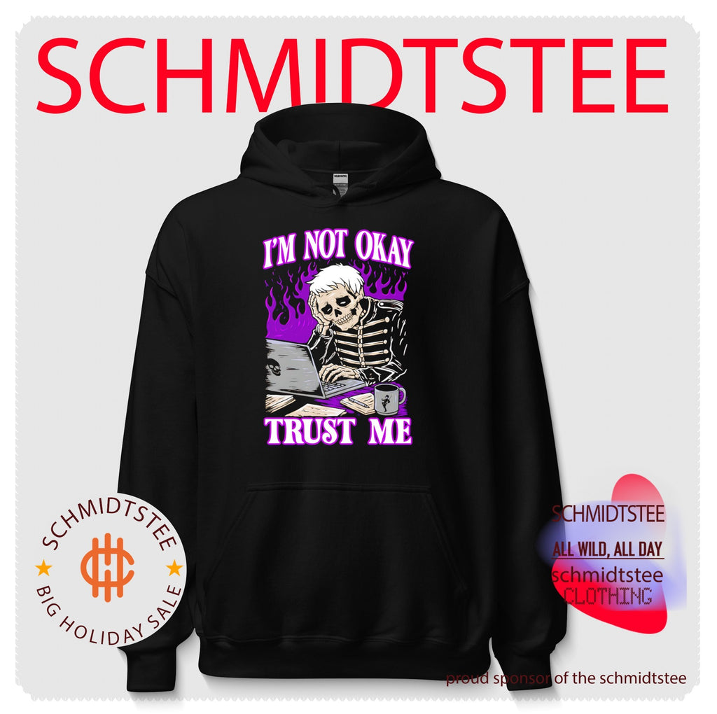 I’m Not Okay Trust Me Skeleton Laptop My Chemical Romance shirt