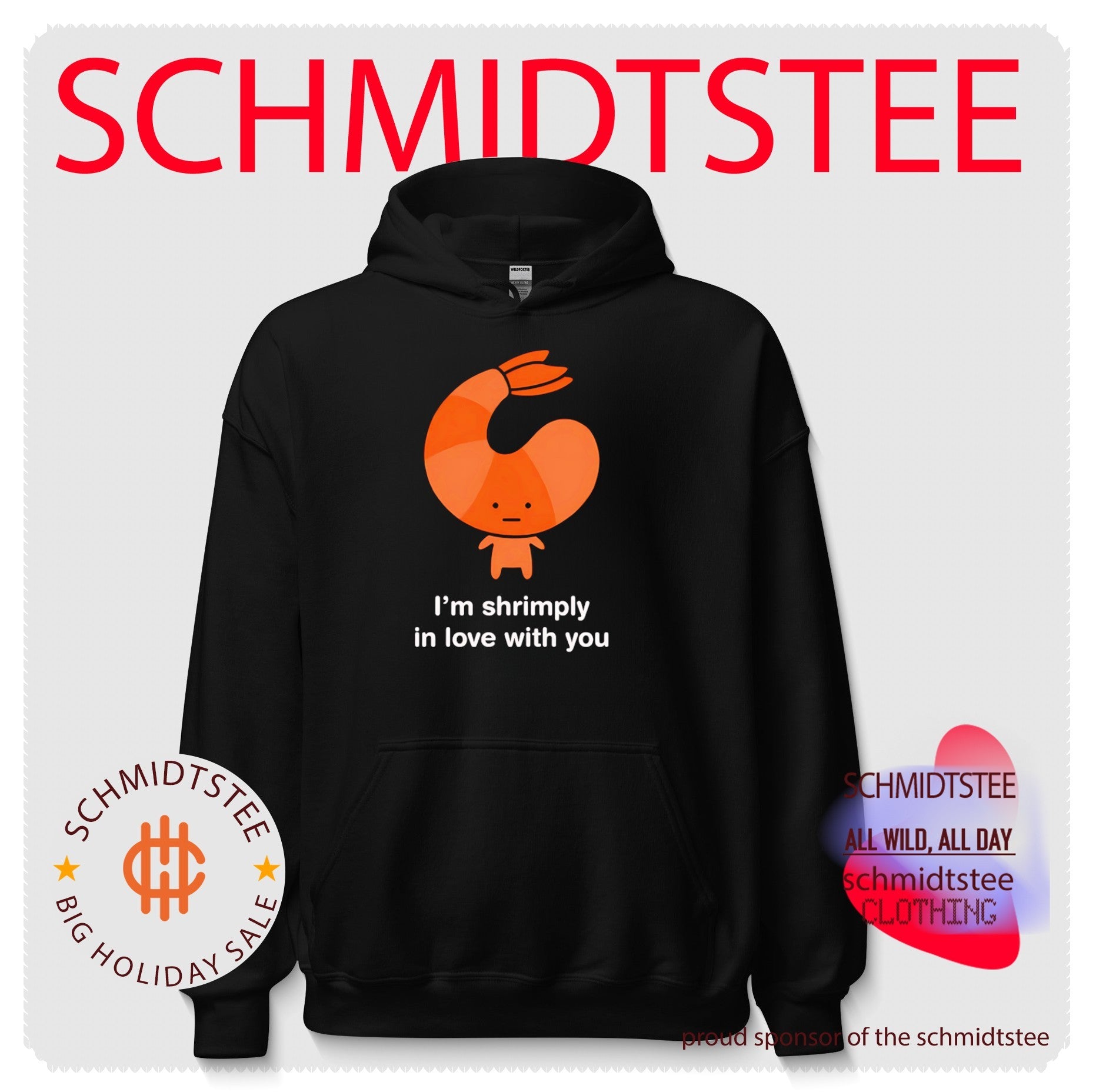 I’m Shrimply in Love with You Cute Shrimp Pun shirt
