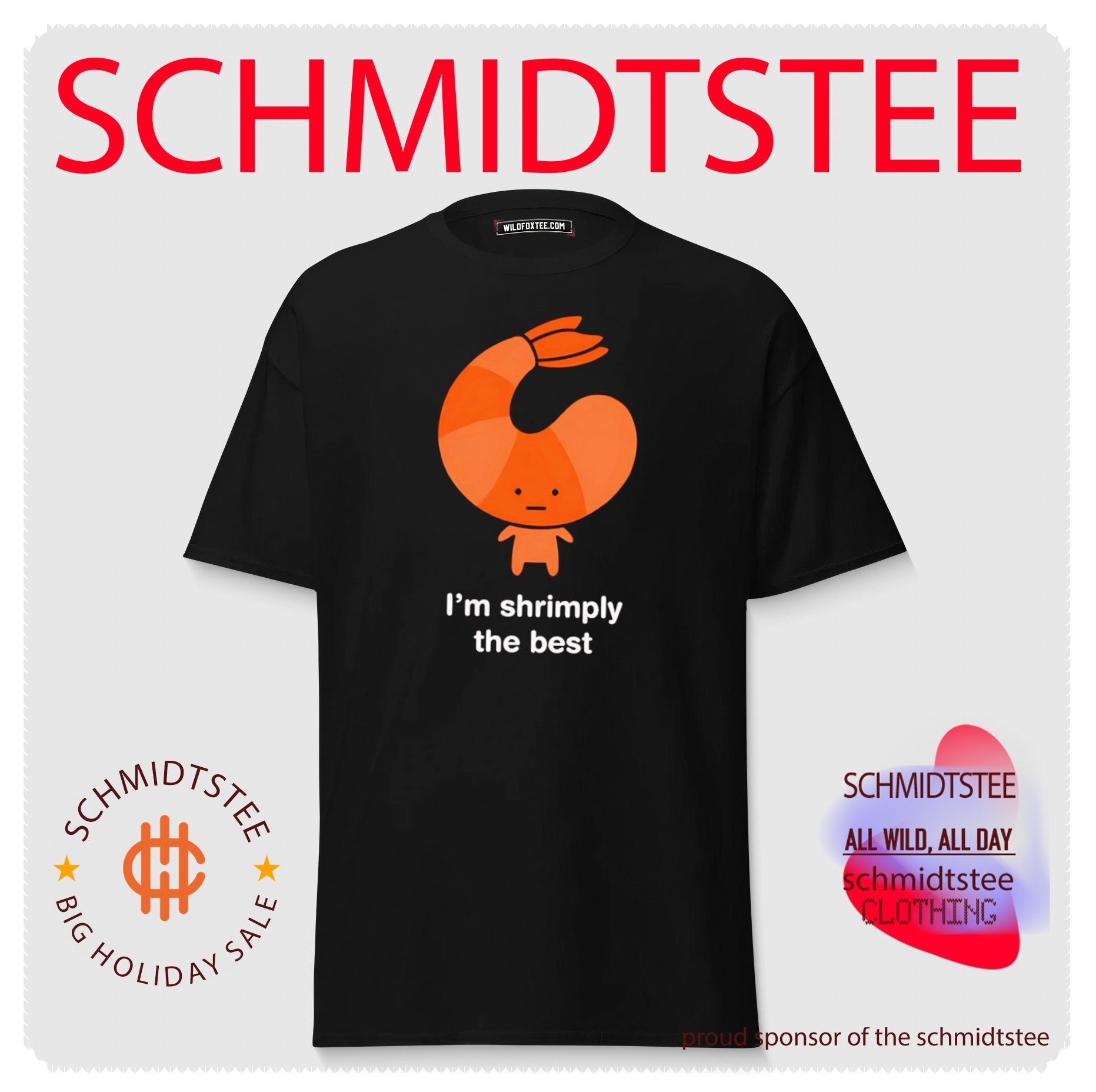 I’m Shrimply the Best Shrimp Pun funny cute shirt