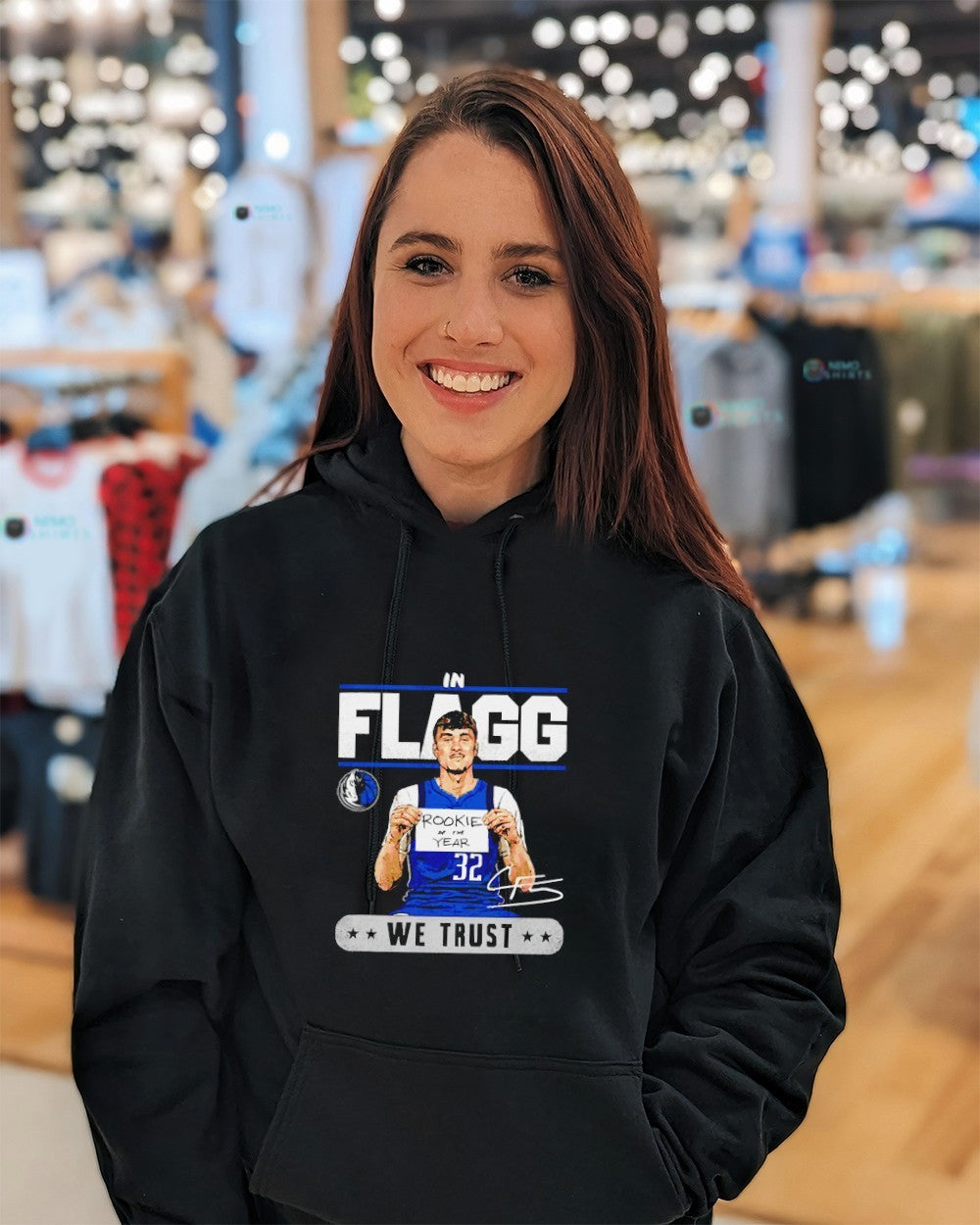 In Cooper Flagg Dallas Mavericks 2026 we trust signature shirt