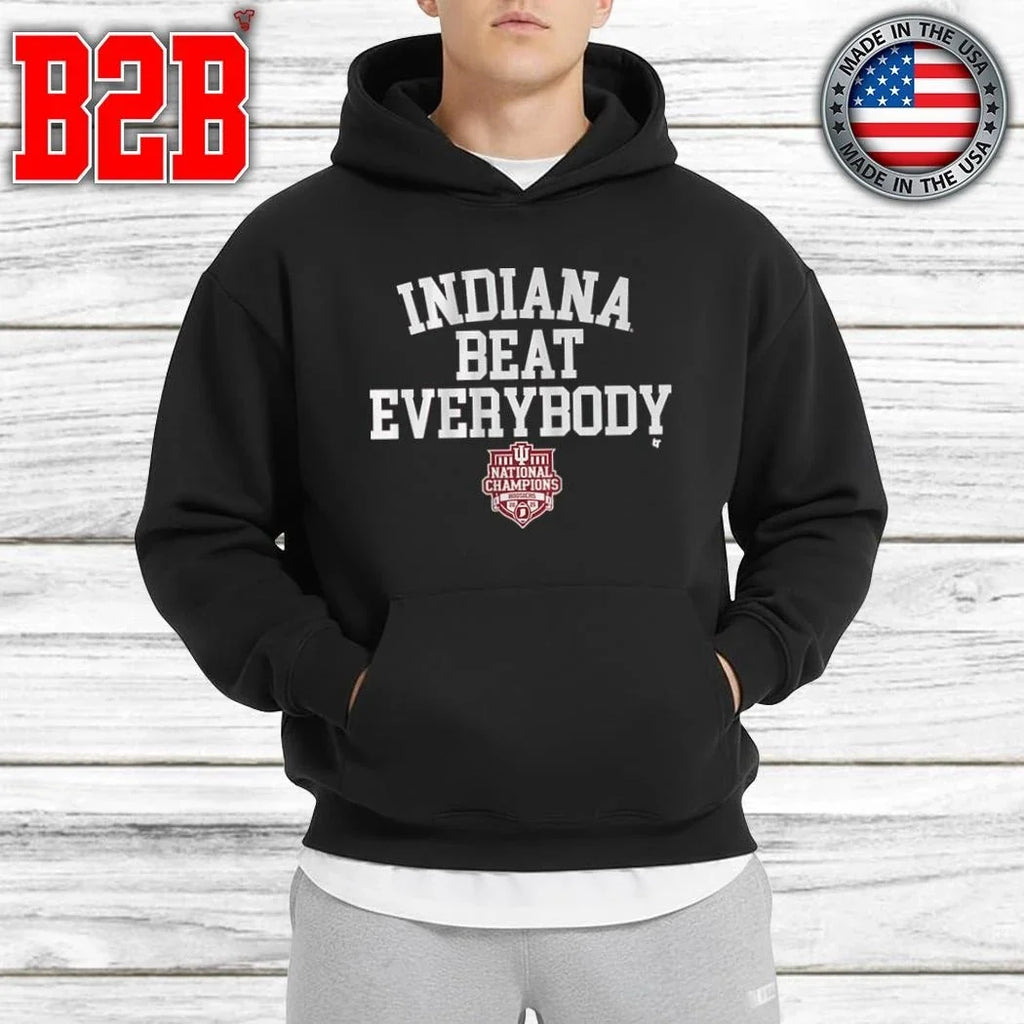 Indiana Football Indiana Beat Everybody 2025 CFP National Champions Shirt Unisex