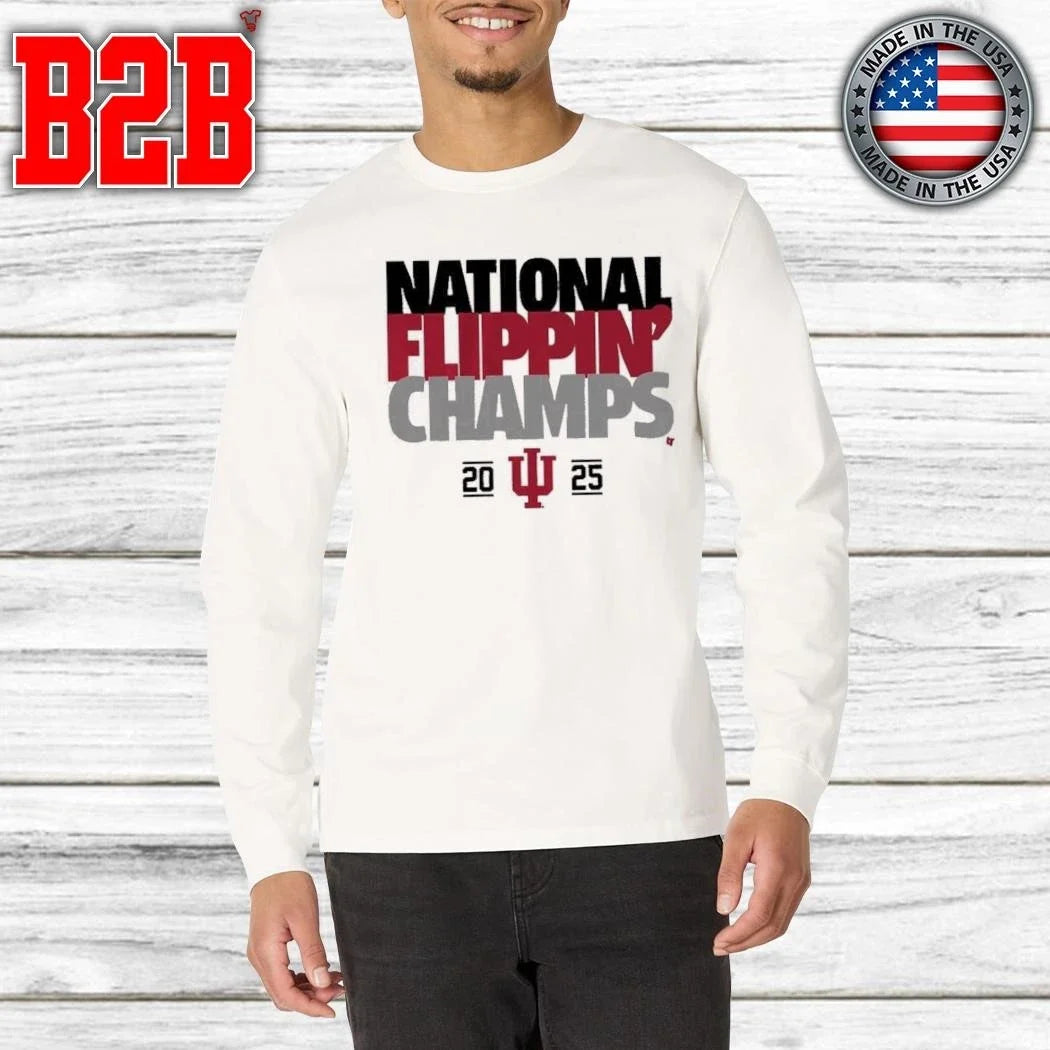 Indiana Football National Flippin’ Champs Shirt Unisex