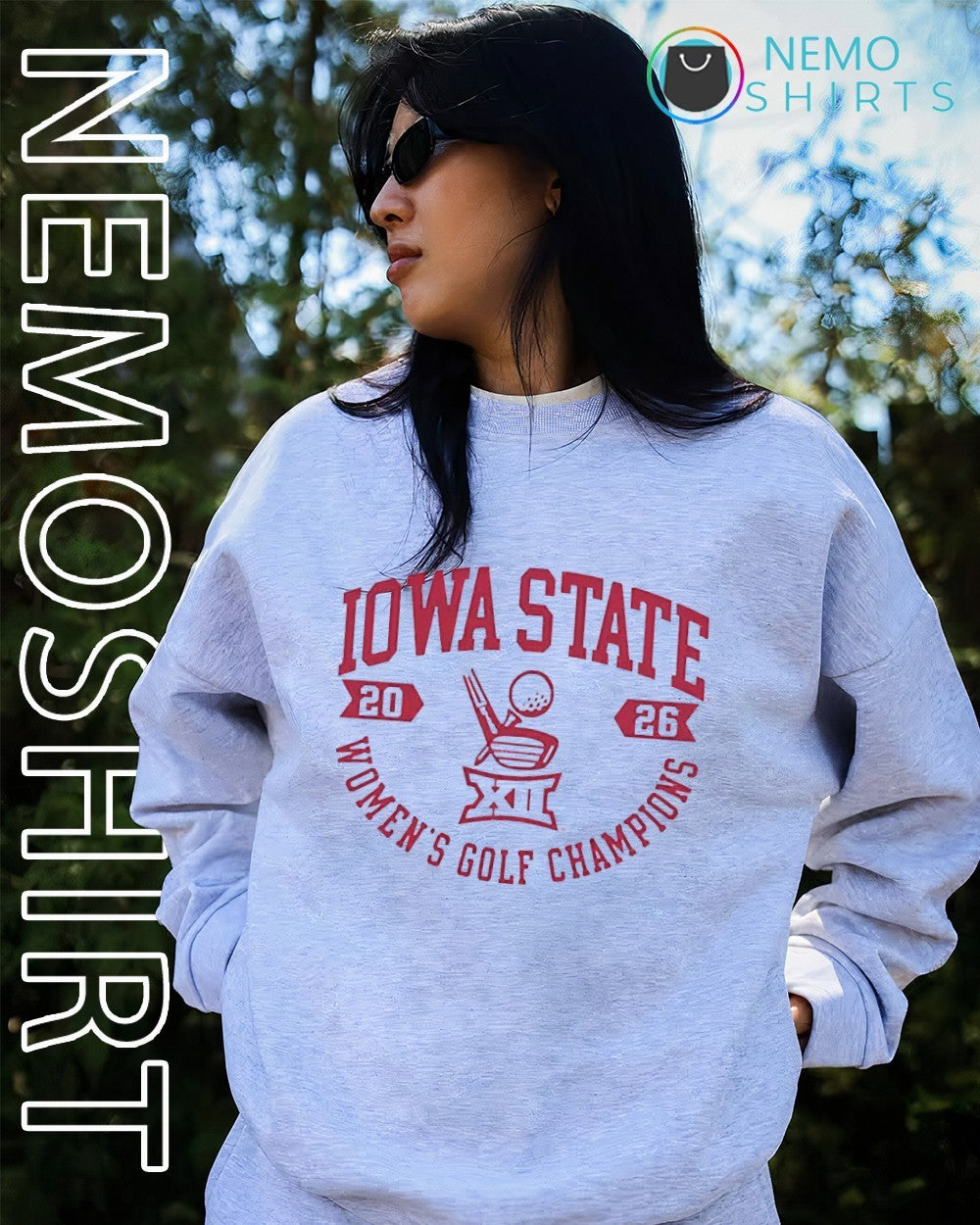 Iowa State Cyclones women’s golf champions 2026 Big 12 shirt