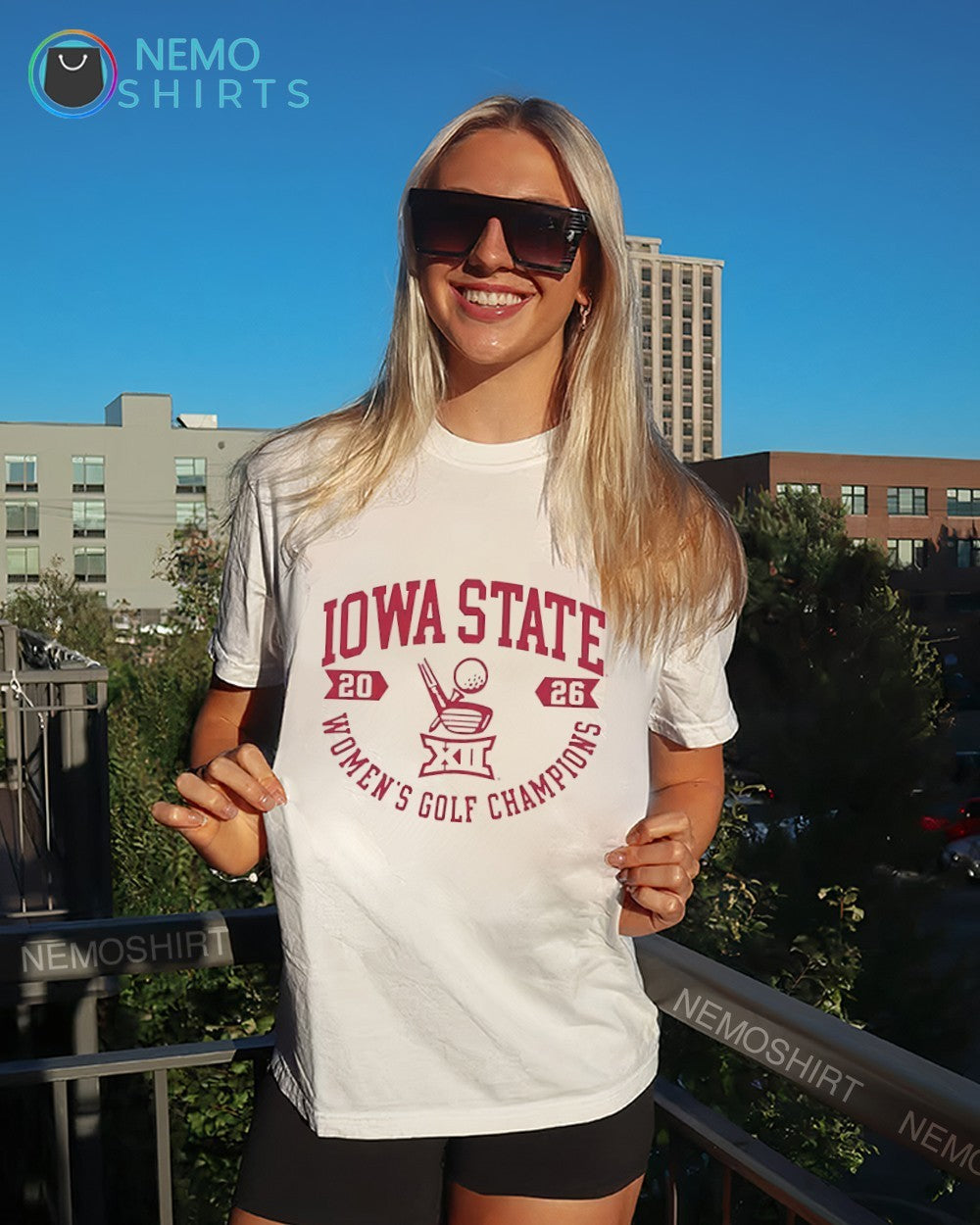 Iowa State Cyclones women’s golf champions 2026 Big 12 shirt