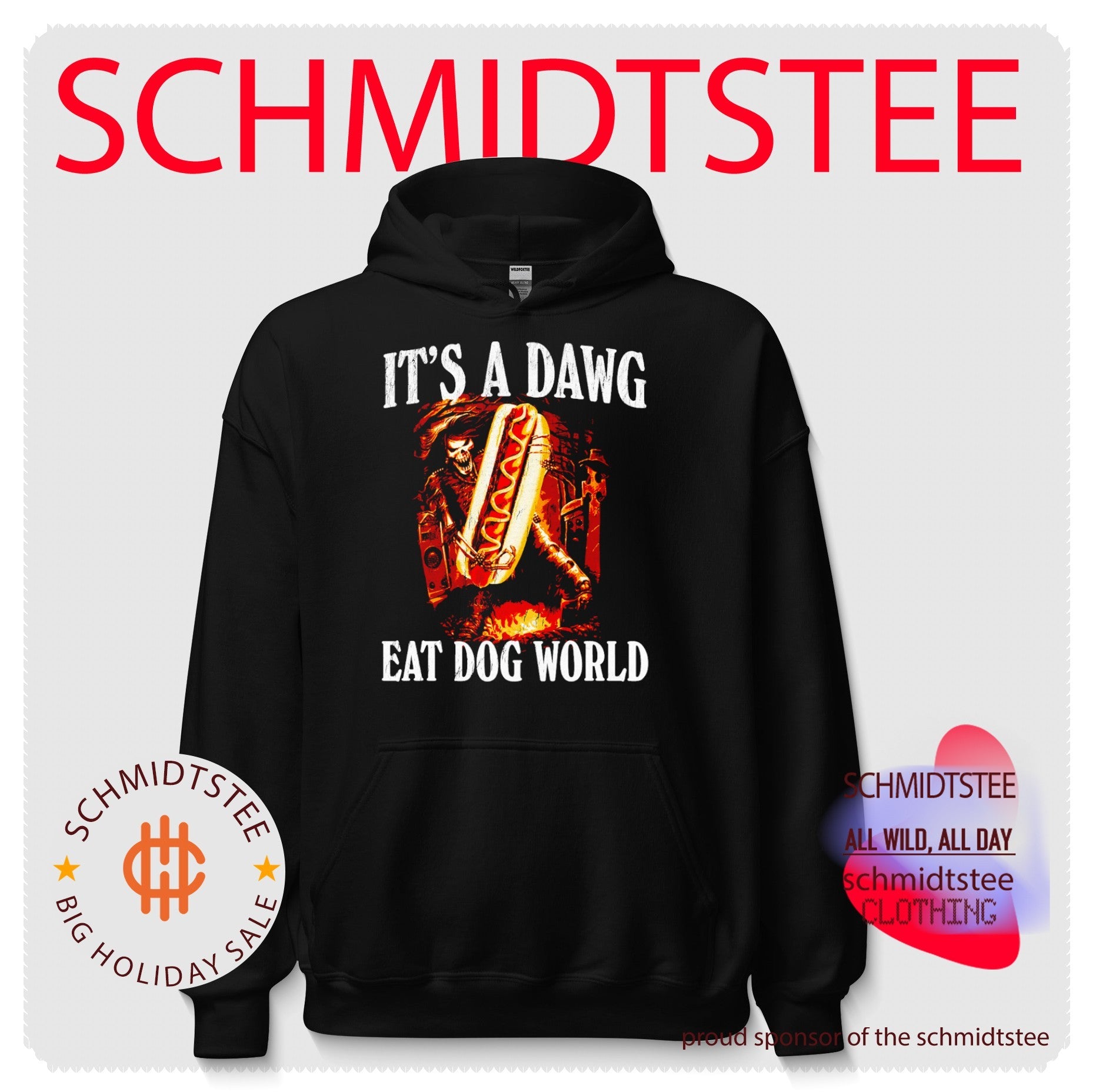 It’s a Dawg Eat Dog World Skeleton Hot Dog shirt