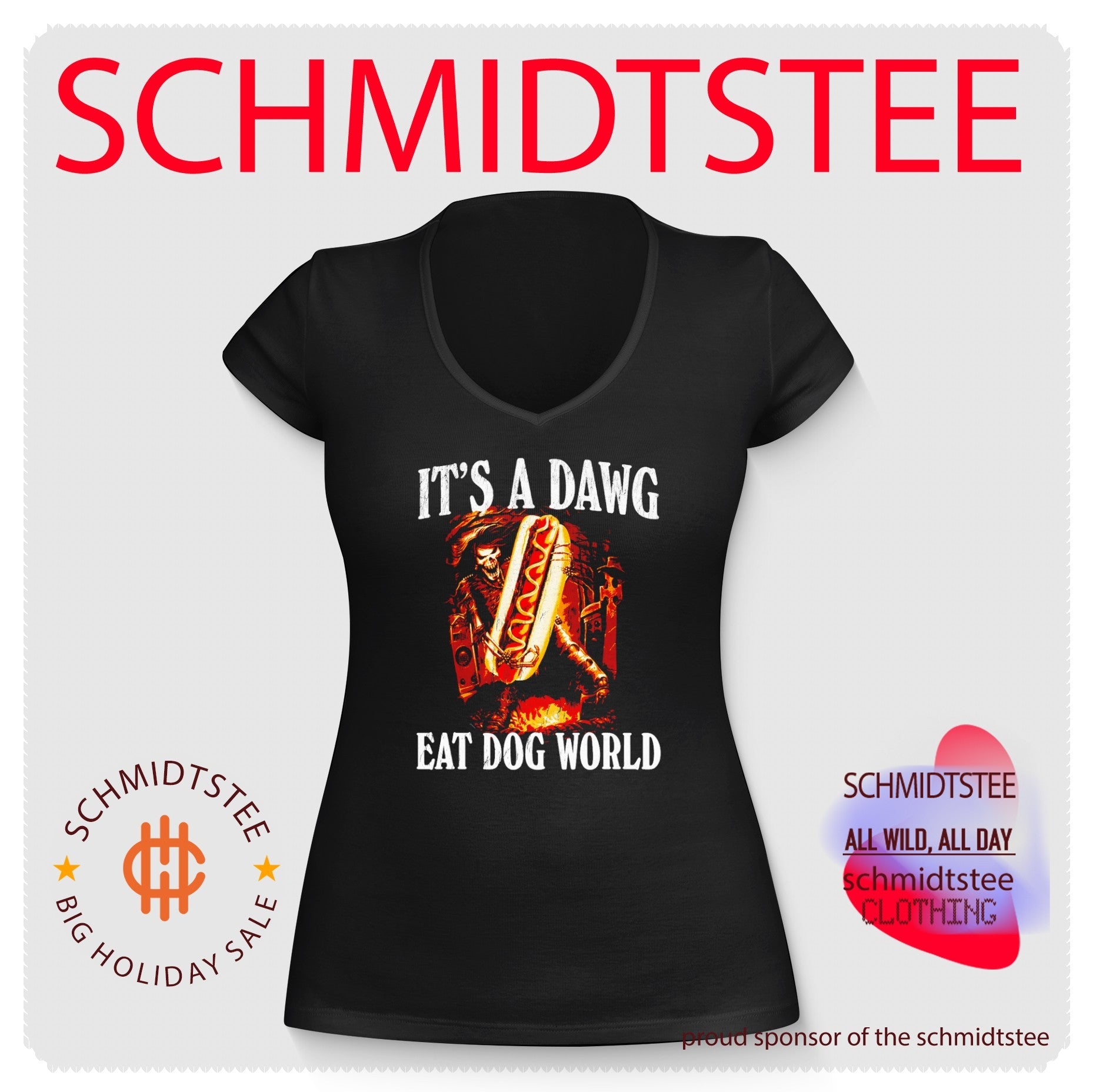 It’s a Dawg Eat Dog World Skeleton Hot Dog shirt