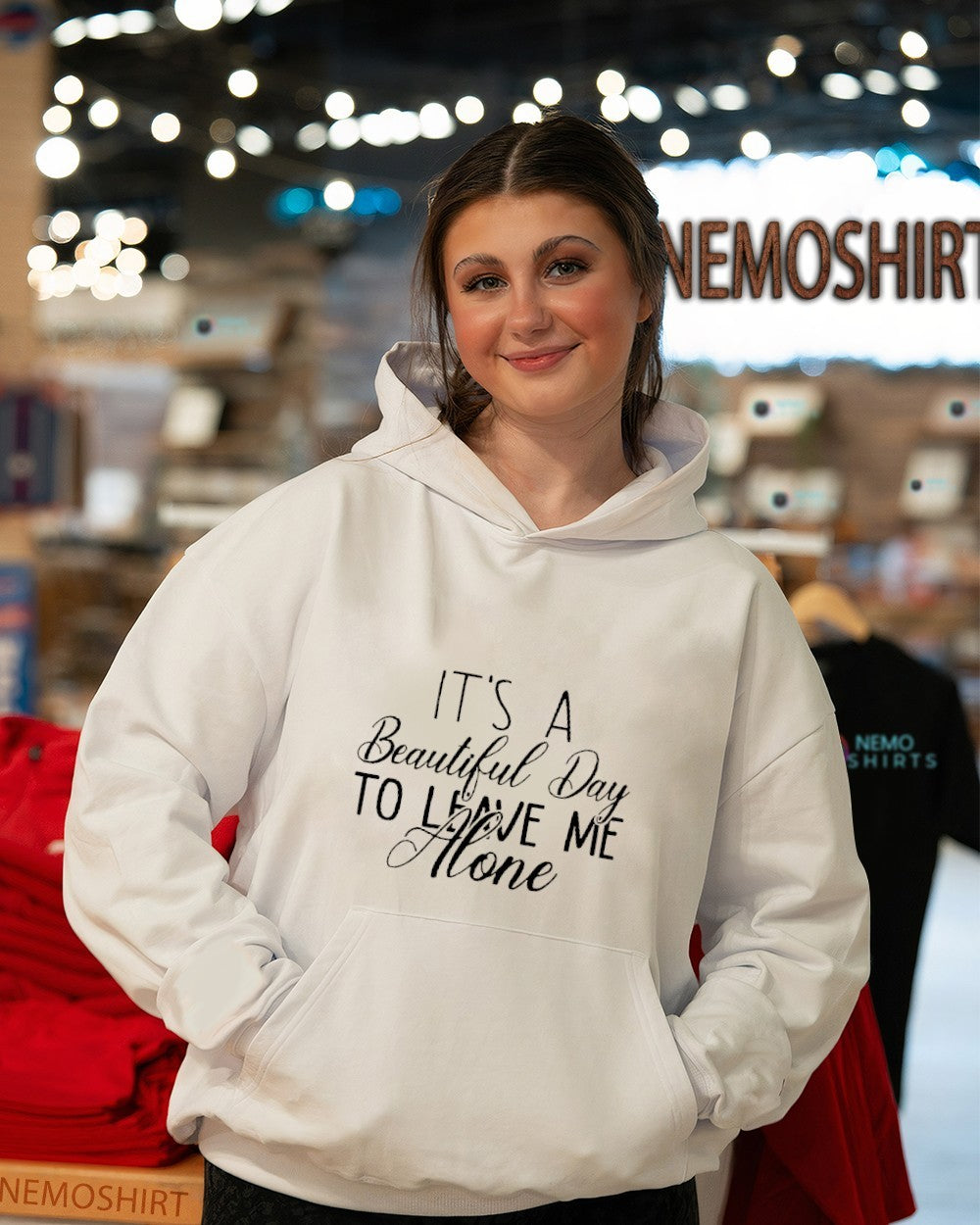 It’s a beautiful day to leave me alone quote shirt
