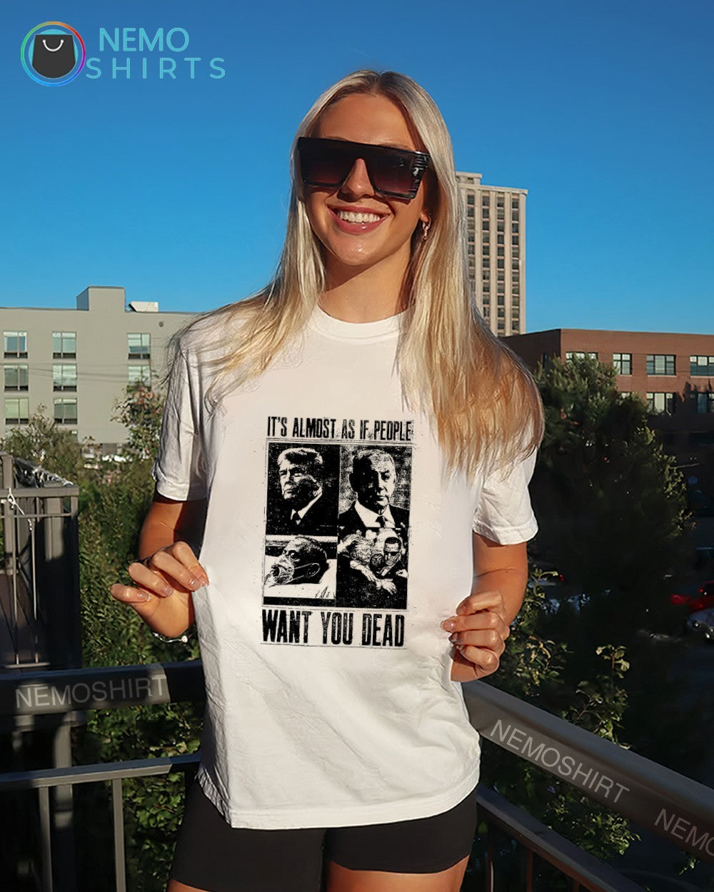 It’s almost as if people want you dead Trump and Netanyahu shirt
