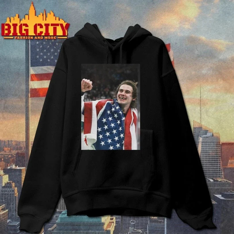 Jack Hughes Ice Hockey Champion Poster Unisex