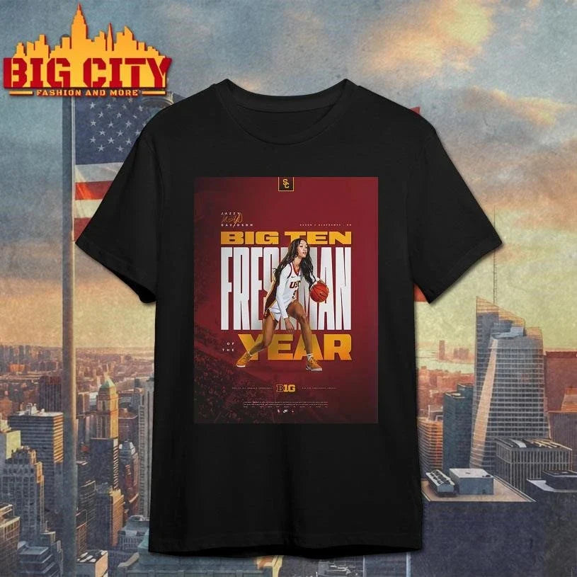 Jazzy Davidson USC Trojans Women’s Basketball Big 10 Freshman Of The Year Shirt Unisex