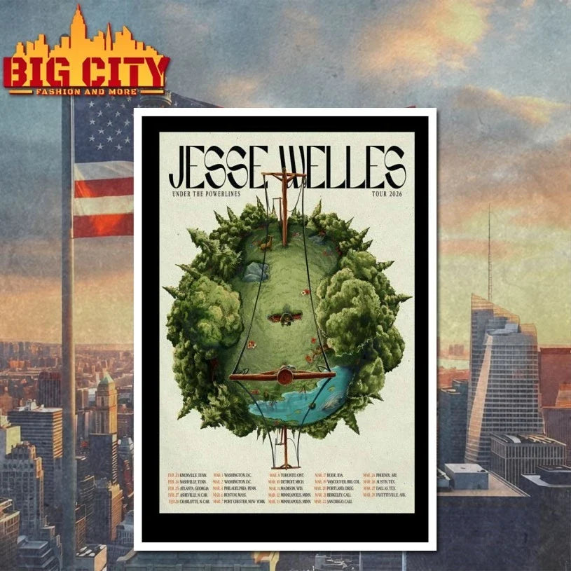 Jesse Welles Spring Tour 26 Poster Unisex