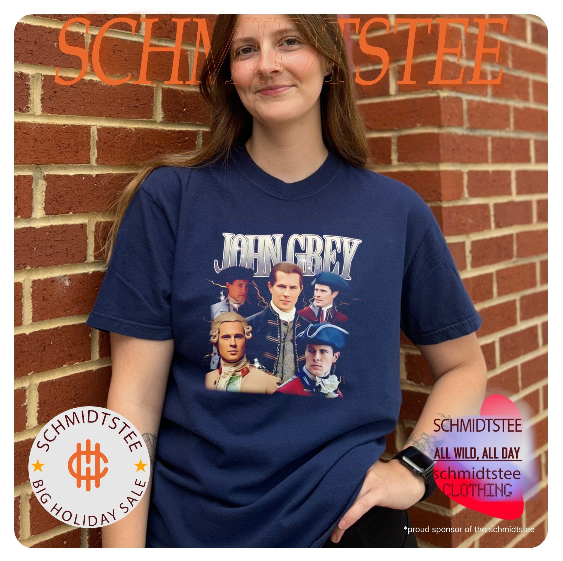 John Grey bootleg style shirt